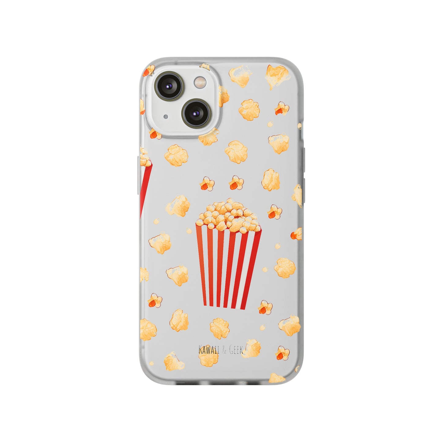 Popcorn Transparent Flexi Phone Case