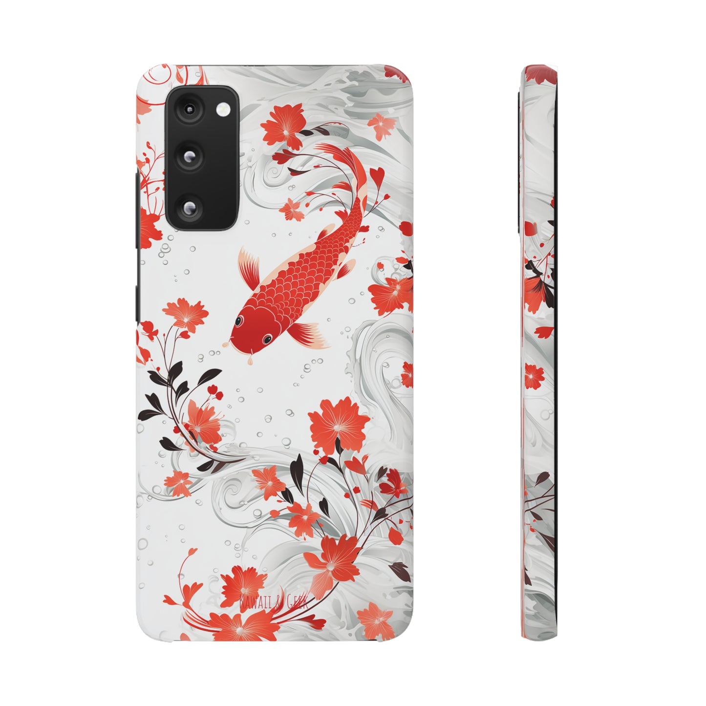 Elegant Koi: Premium Japanese Fish Phone Case