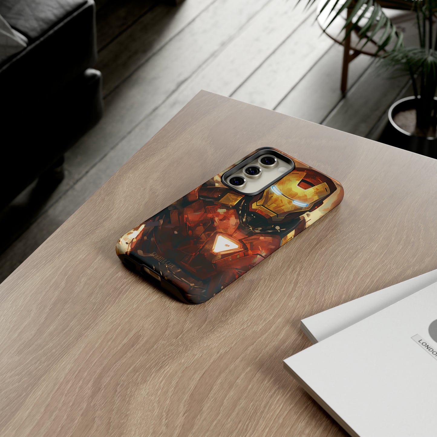 Iron Man Painting Tough Phone Case - Add Some Bold and Unique Style to Your Tech