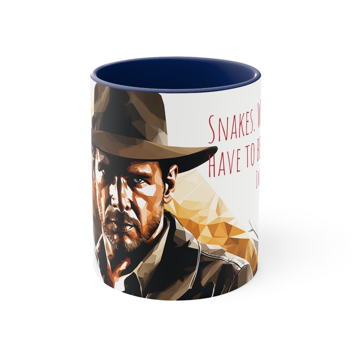 Indiana Jones Mug - Embrace the Adventure: Snakes. Why Did It Have to Be Snakes?