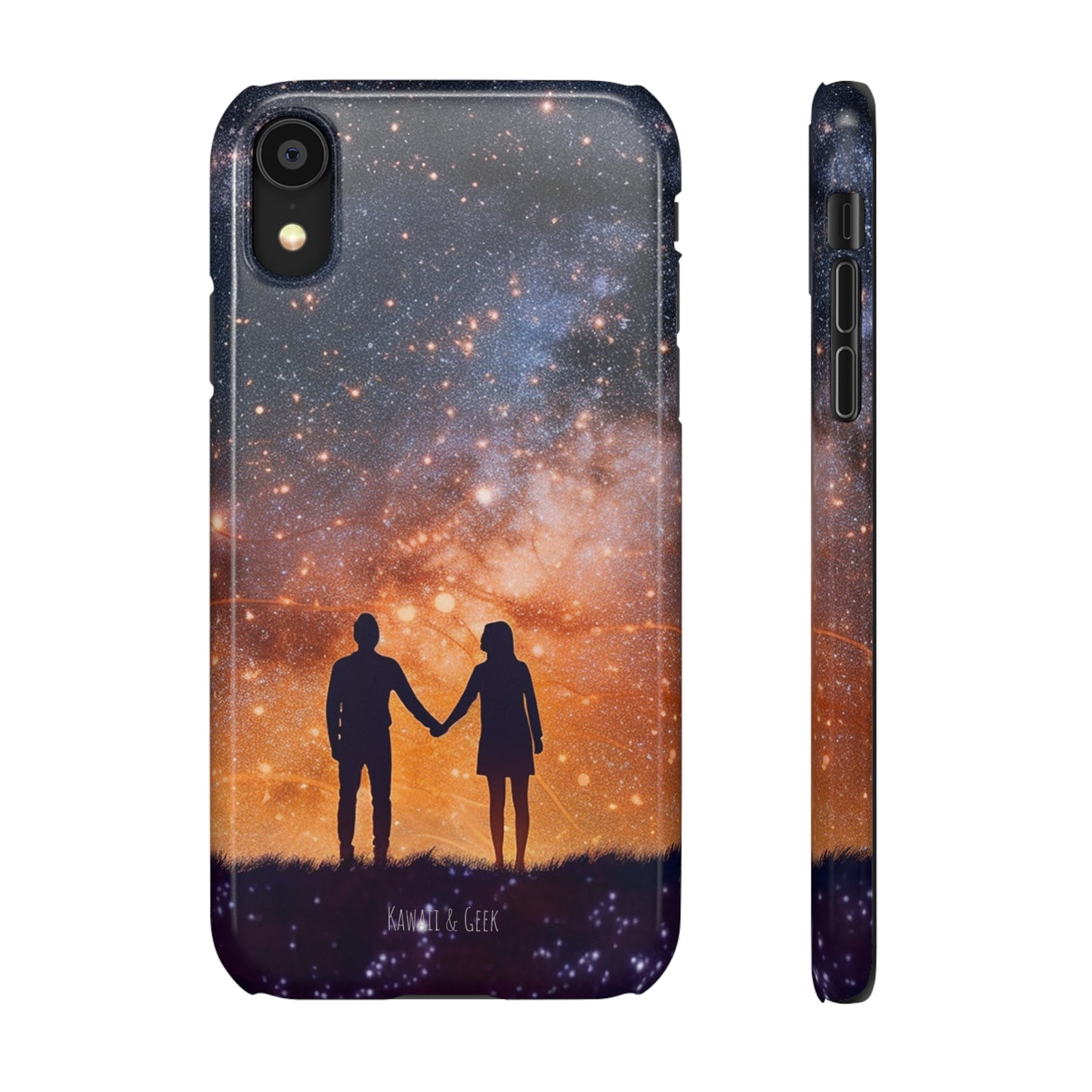 Starry Night Lovers Phone Case - Embrace the Beauty of the Night Sky