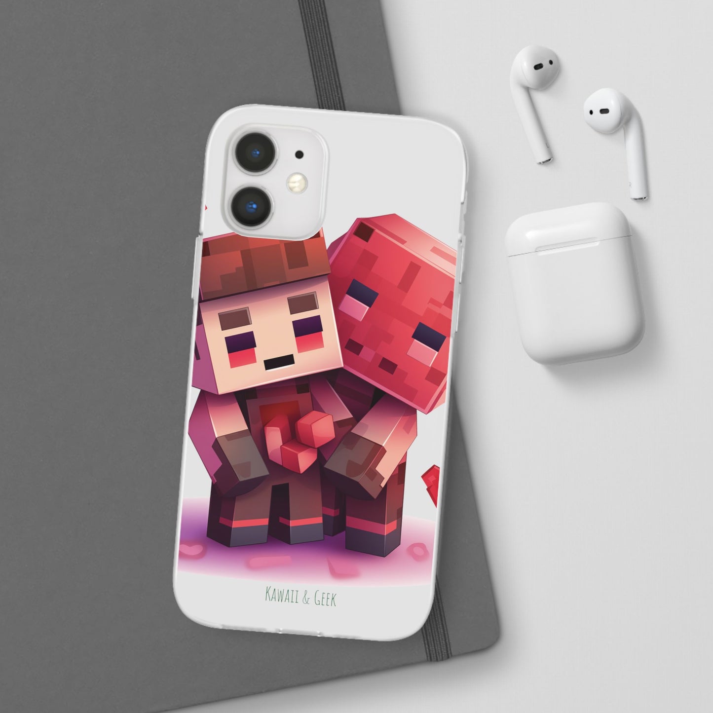 Phone Case - Lovers Minecraft Inspired Design