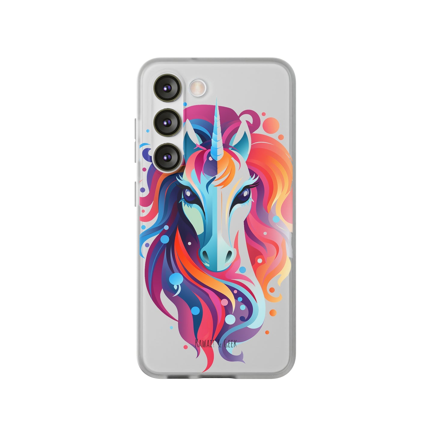 Ink Unicorn Flexi Transparent Phone Case