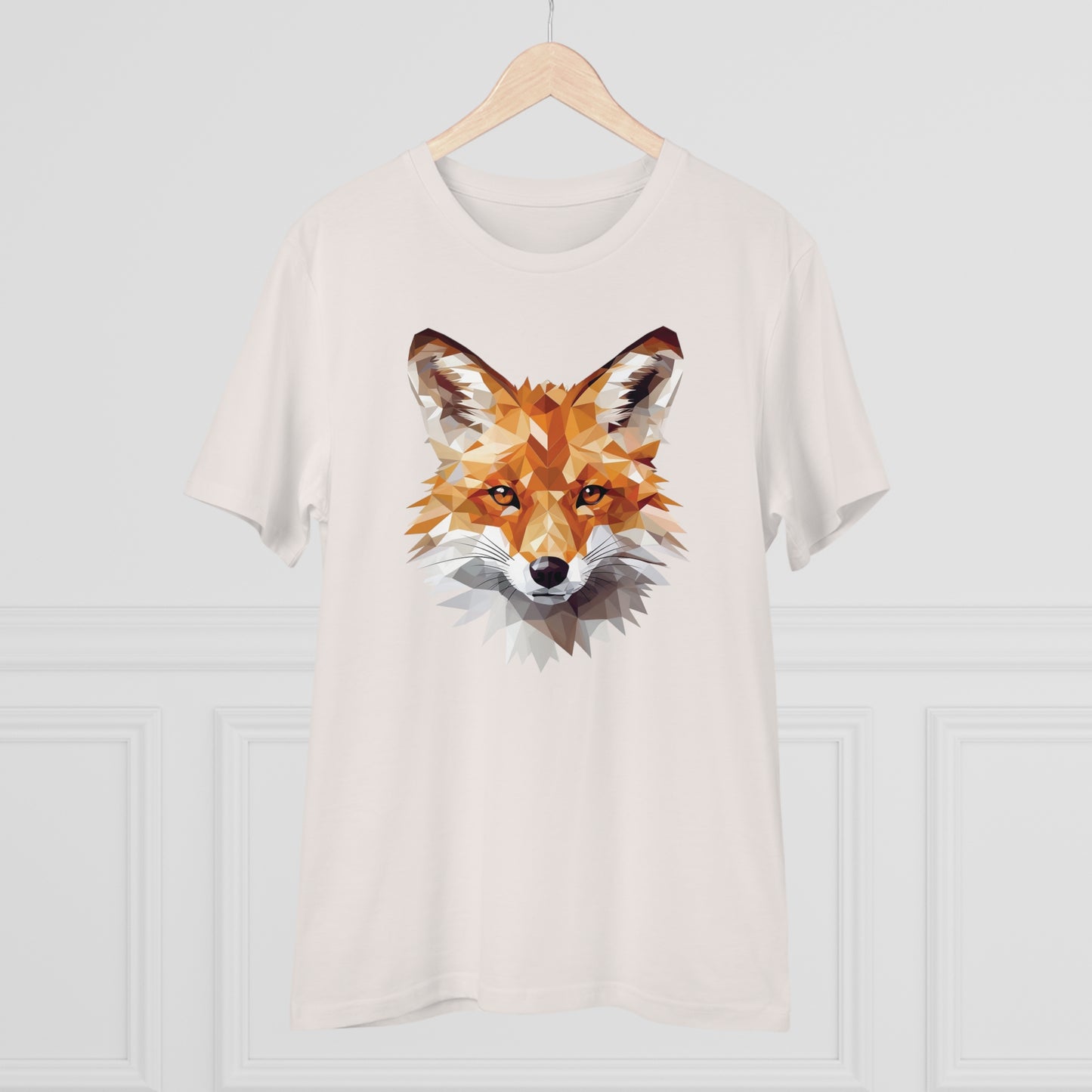 Fox Polygonal T-Shirt - Embrace Sly Charm