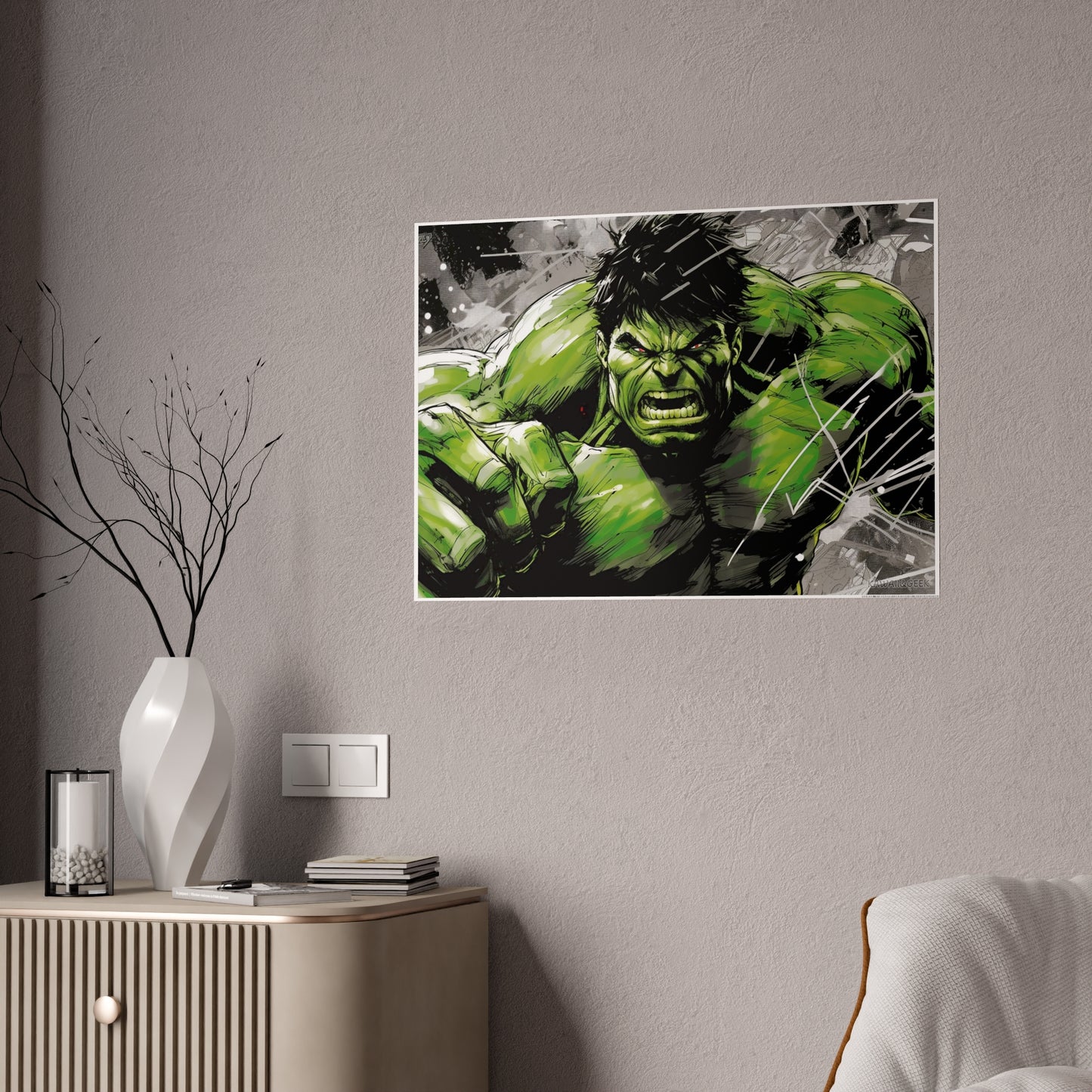 Hulk Poster - Unleash the Power and Intensity of the Hulk - Avengers