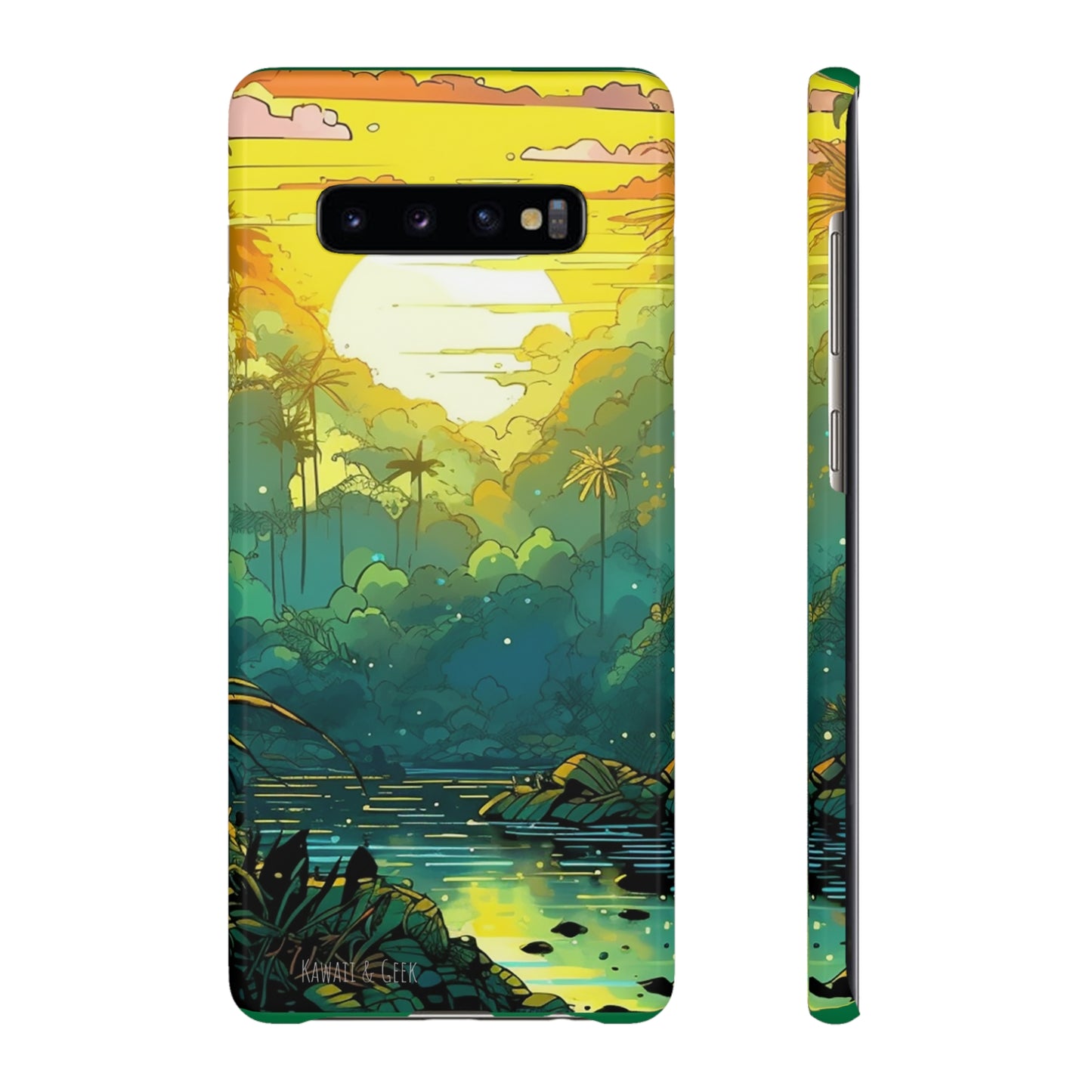 Rainforest at Sunset Phone Case - Capture the Serenity of Nature on Your Device