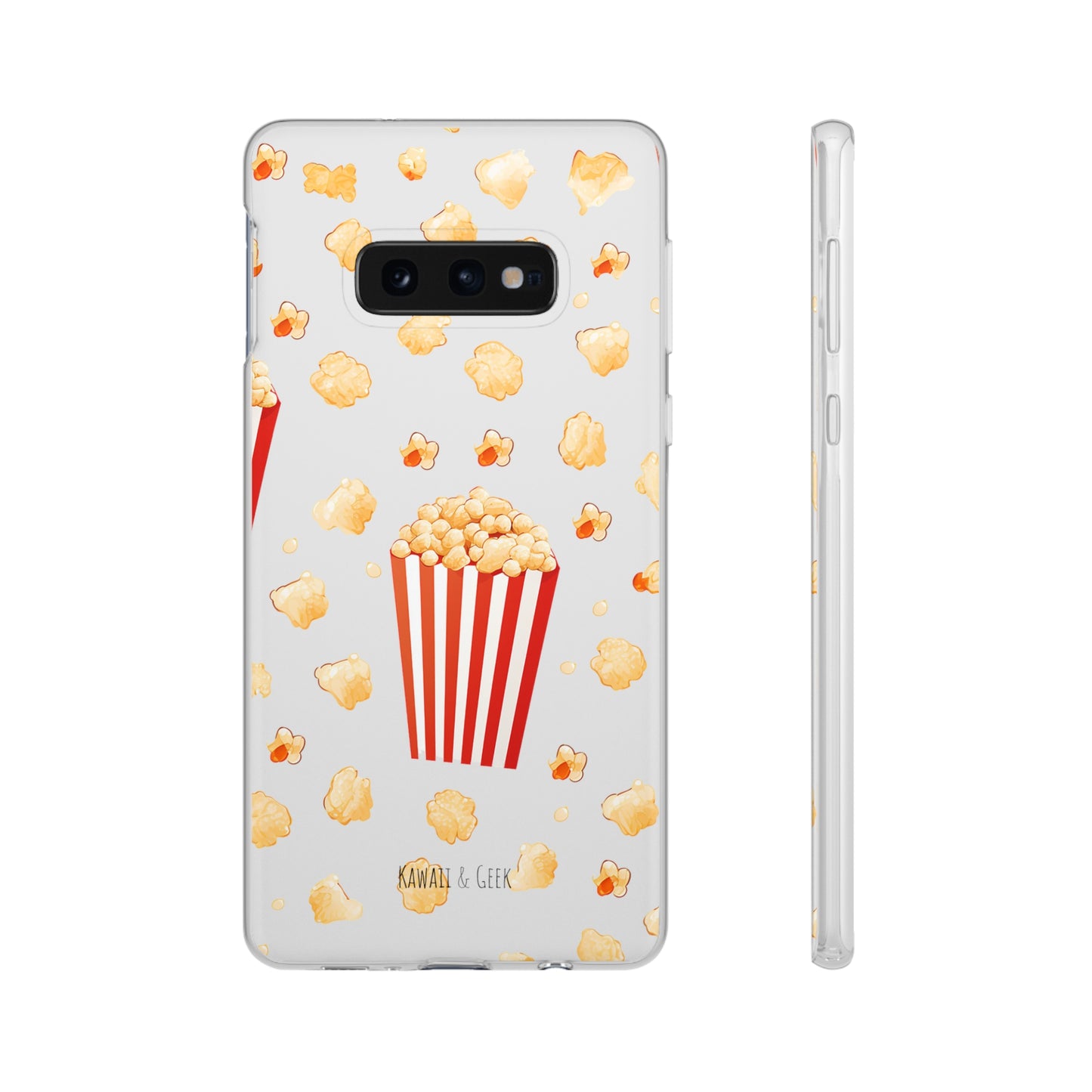 Popcorn Transparent Flexi Phone Case