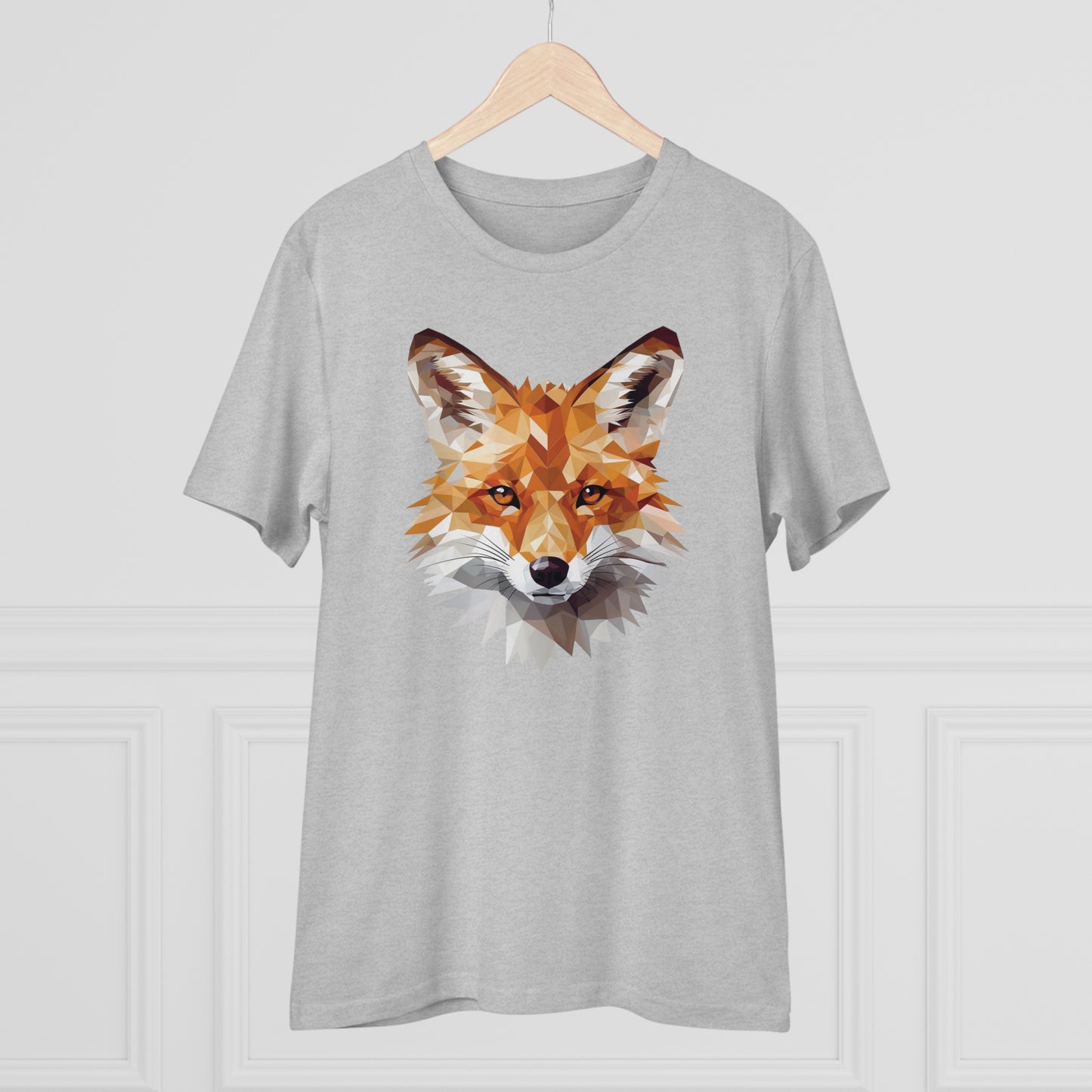 Fox Polygonal T-Shirt - Embrace Sly Charm