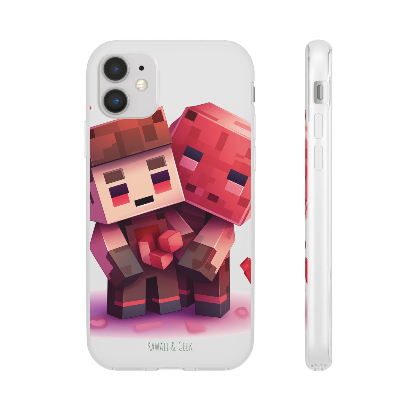 Phone Case - Lovers Minecraft Inspired Design