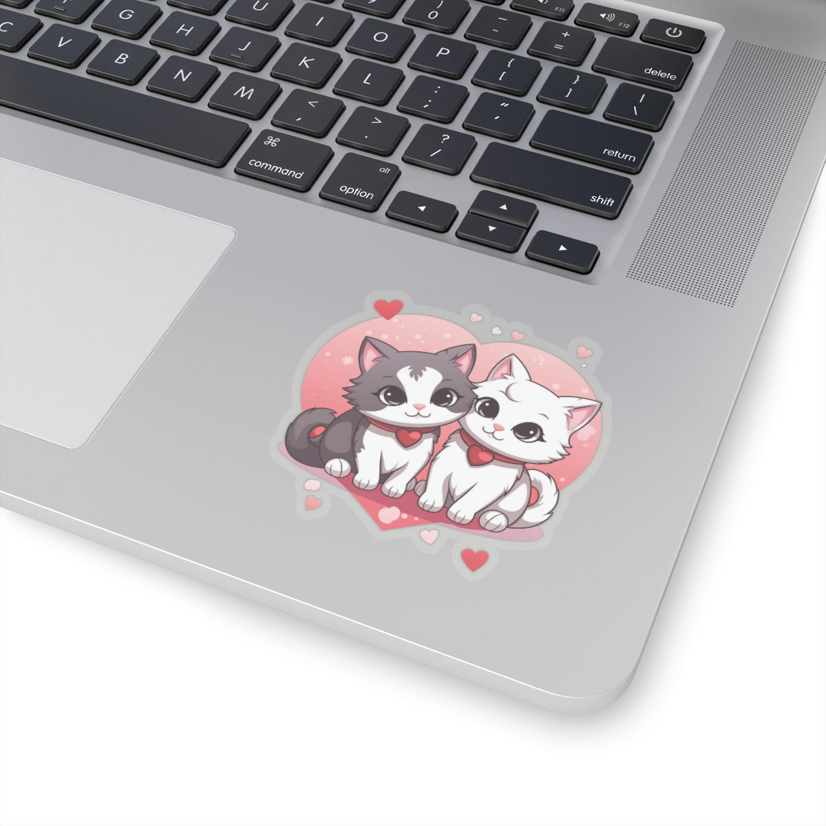 Valentine's Day Cute Cats Couple Sticker