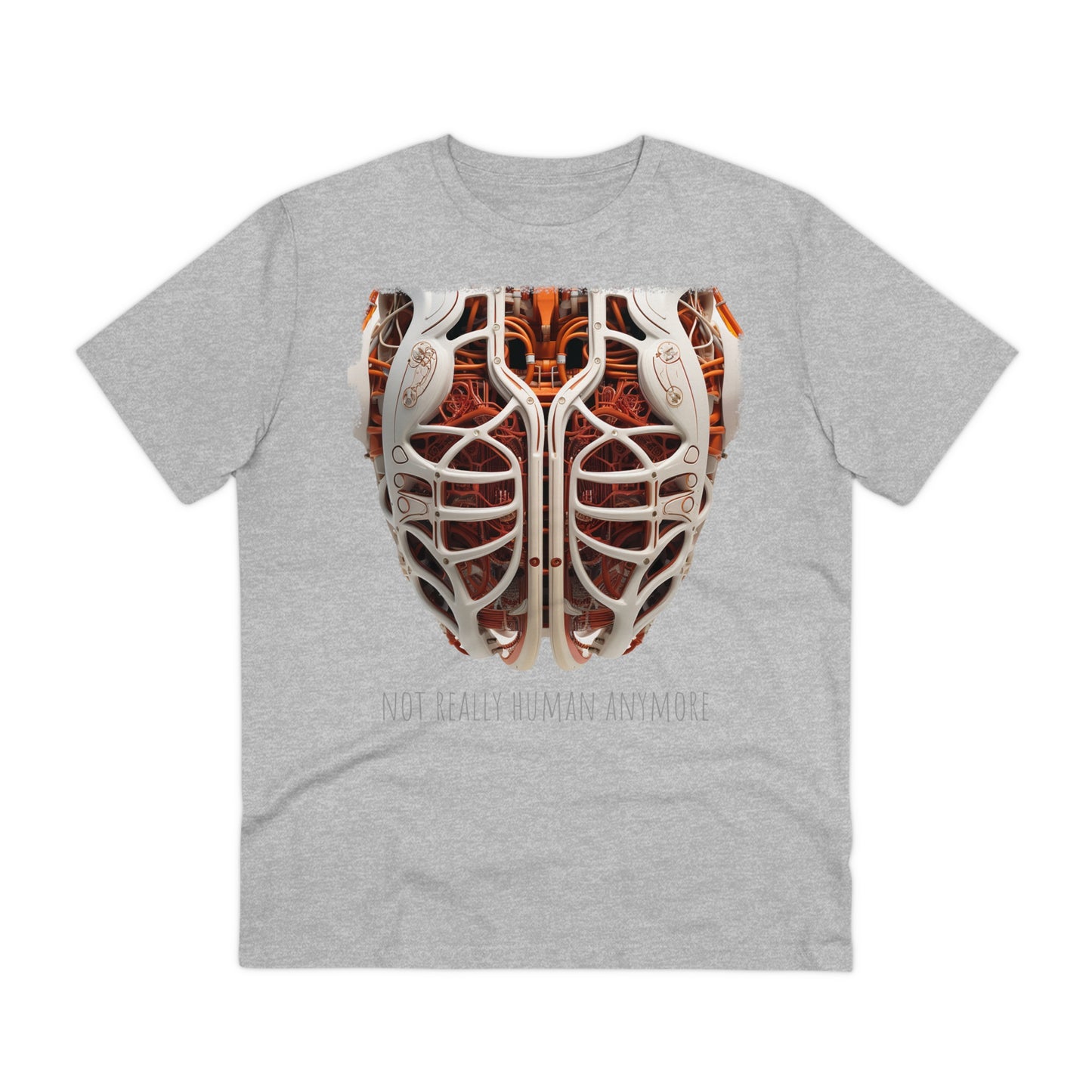 Eco-T-shirt: Cybernetic Chest "Not Really Human"