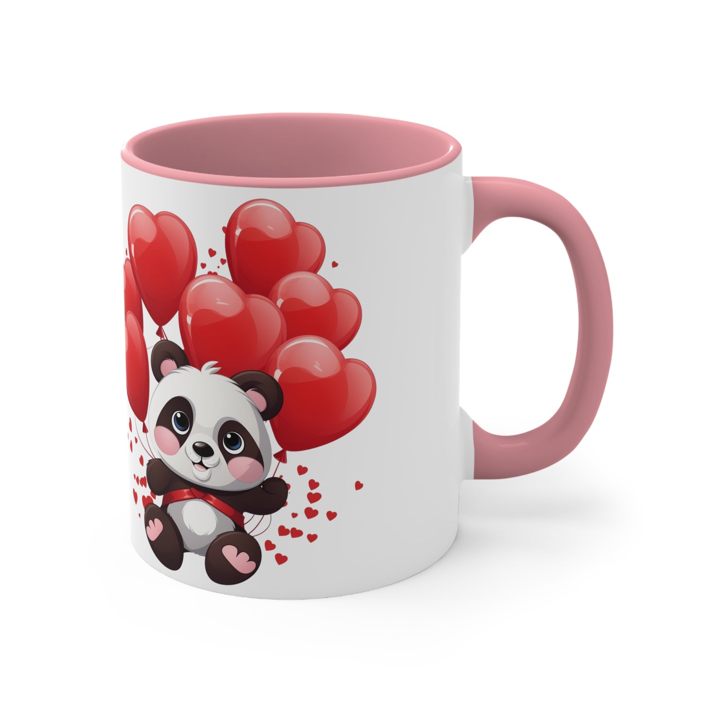 Express Panda Love Coffee Mug - 11oz Bicolor Valentine Special