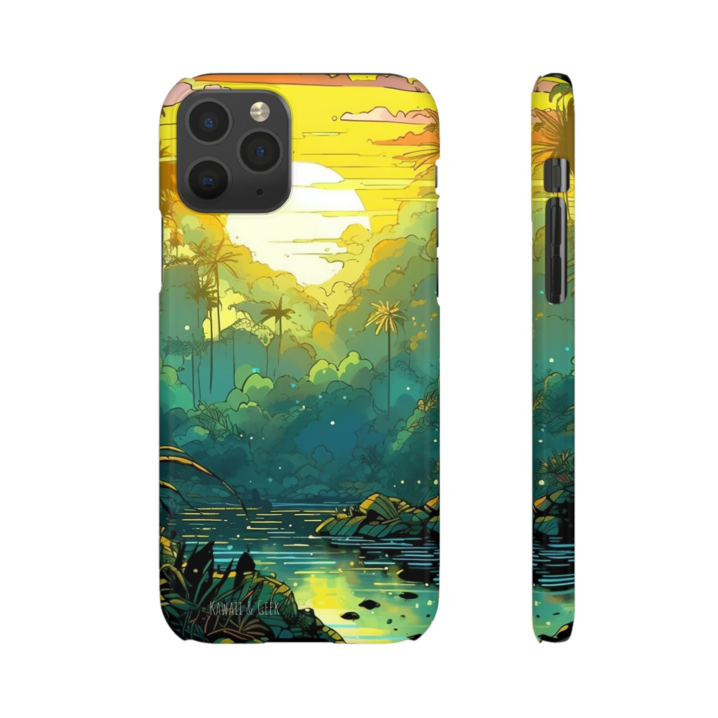 Rainforest at Sunset Phone Case - Capture the Serenity of Nature on Your Device