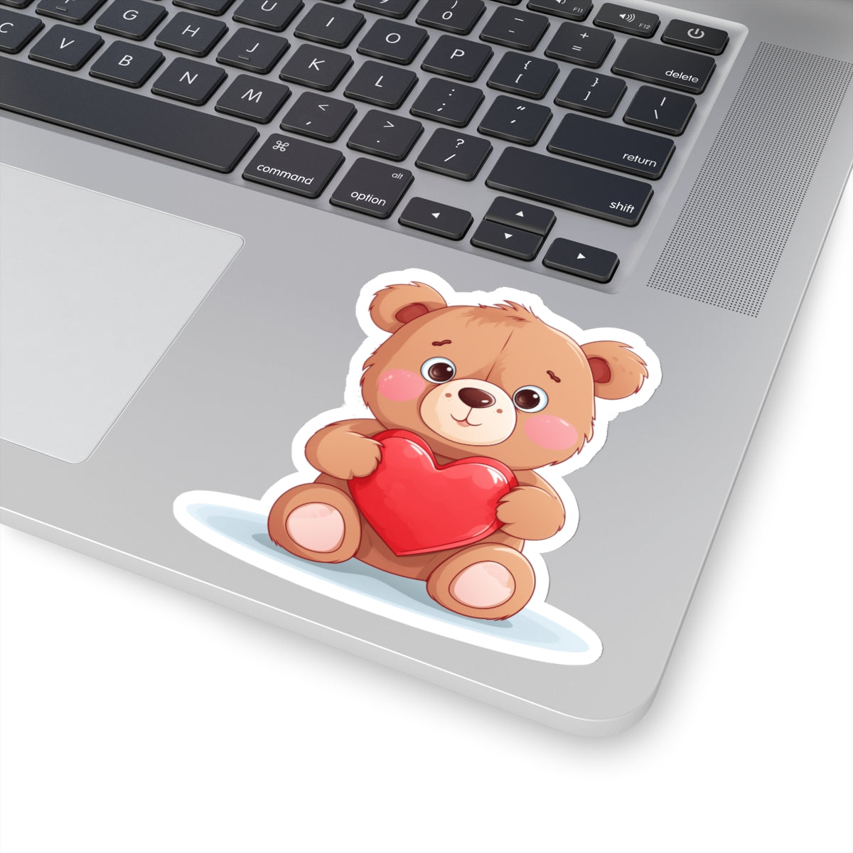 Cute Teddy Bear Heart Sticker - Spread Love and Cuteness with This Adorable Sticker - Valentine's Day