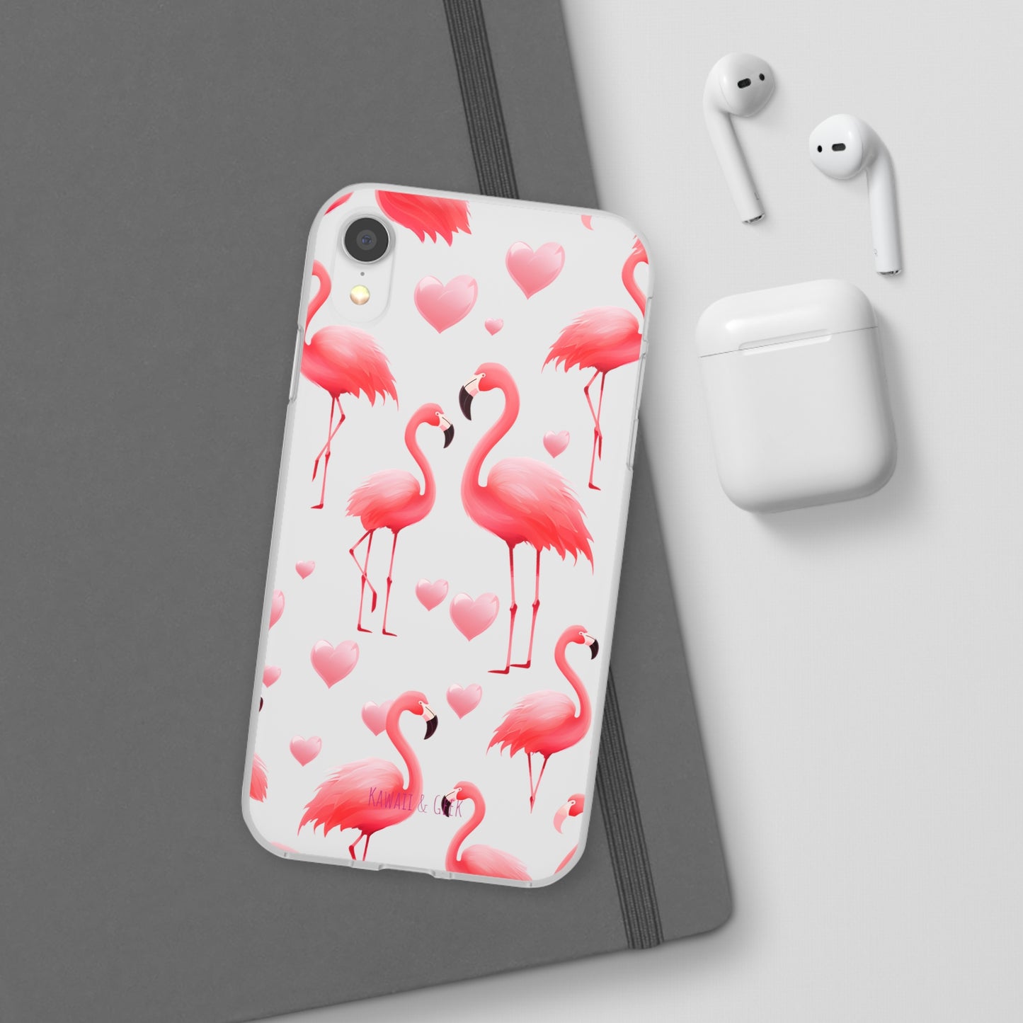 Pink Flamingo Elegance Flexi Phone case