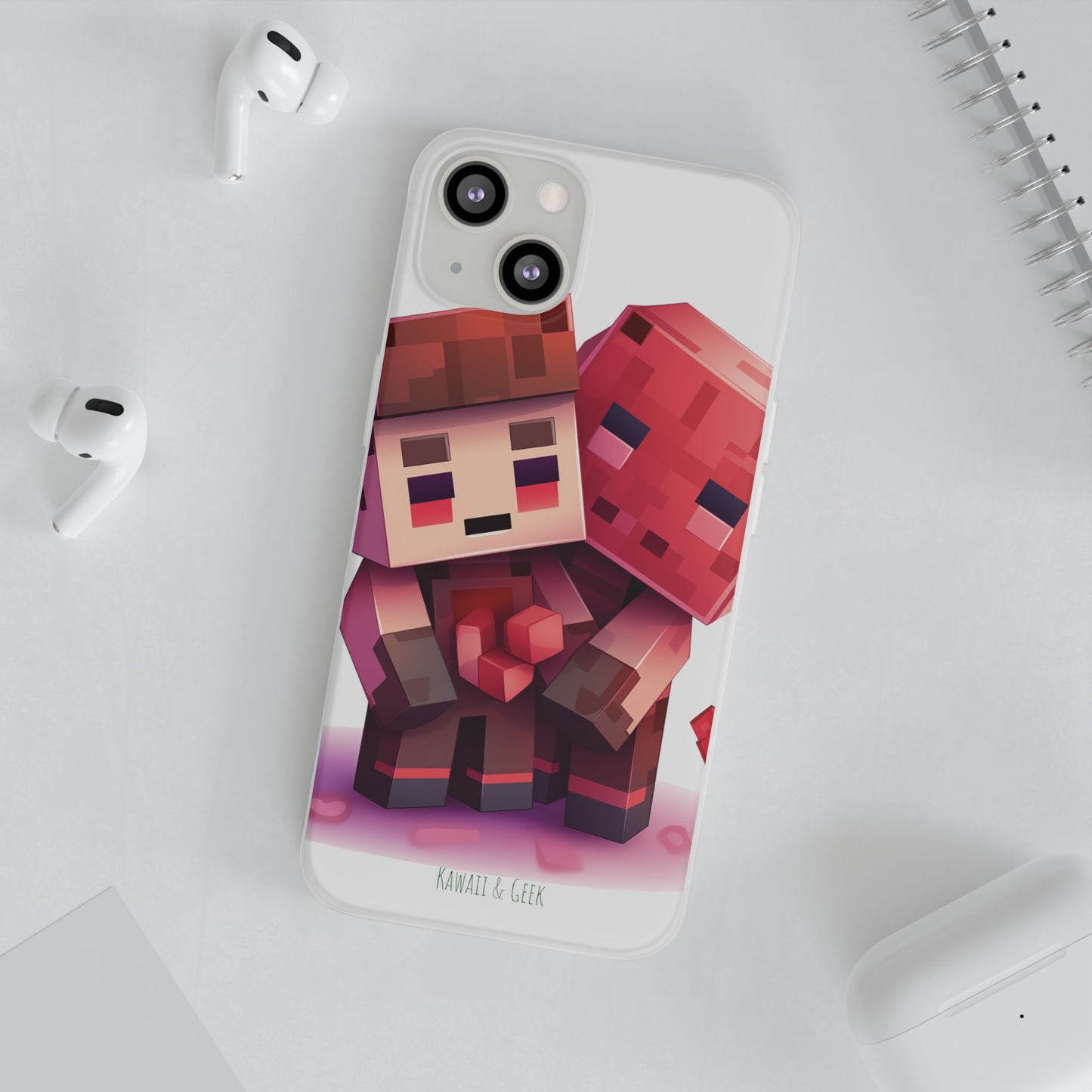 Phone Case - Lovers Minecraft Inspired Design