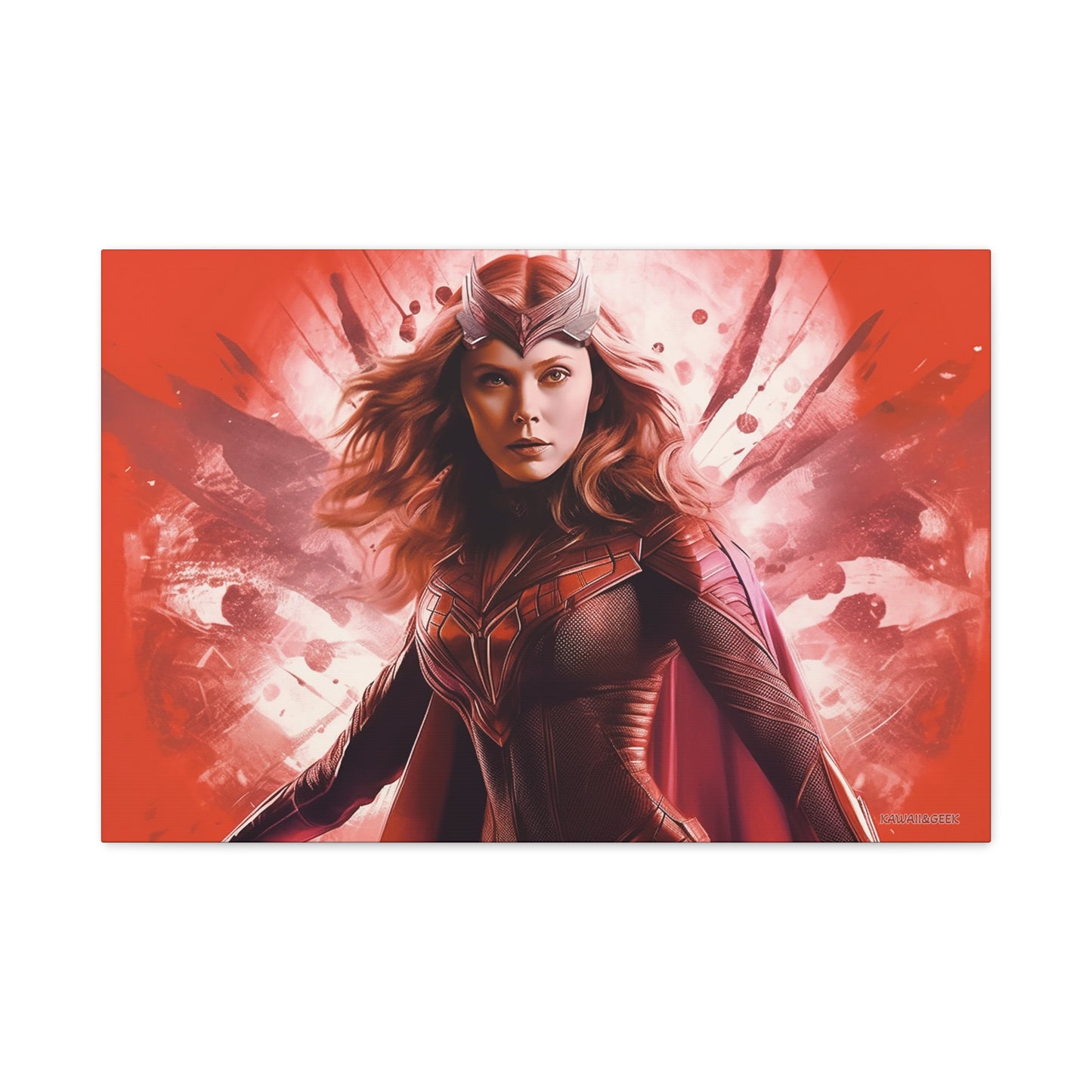 Wanda Maximoff Canvas - Embrace the Power and Artistry of the Scarlet Witch - Avengers