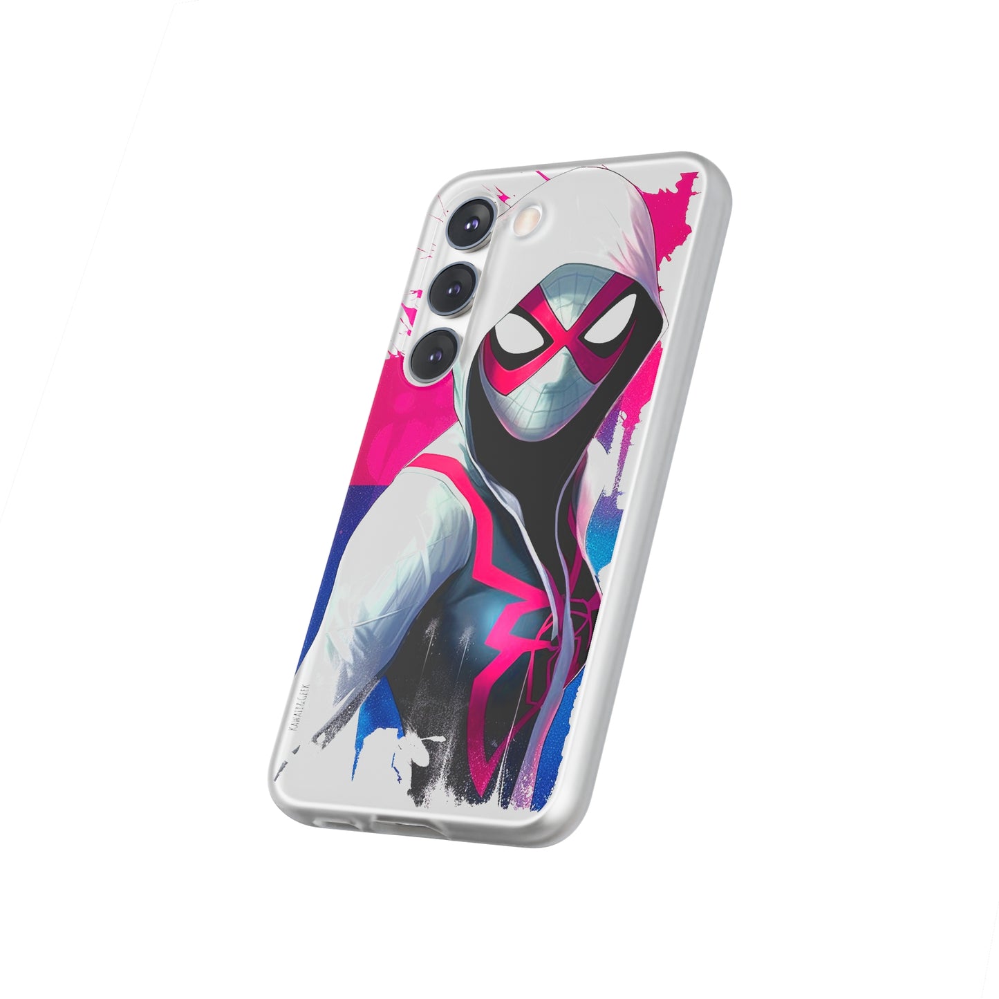 Spider Gwen in Flexi Phone Case - Add Some Colorful and Heroic Style to Your Phone