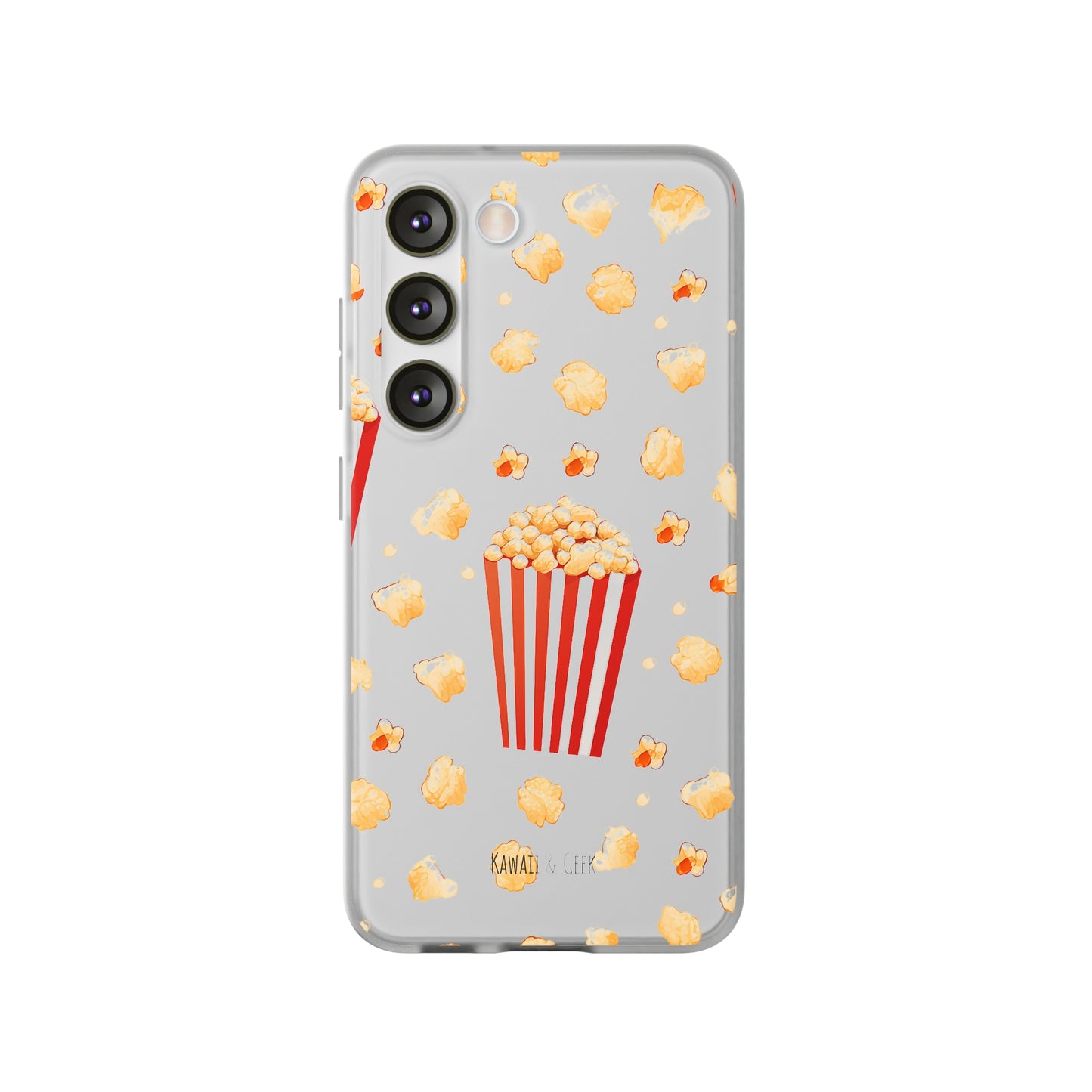 Popcorn Transparent Flexi Phone Case