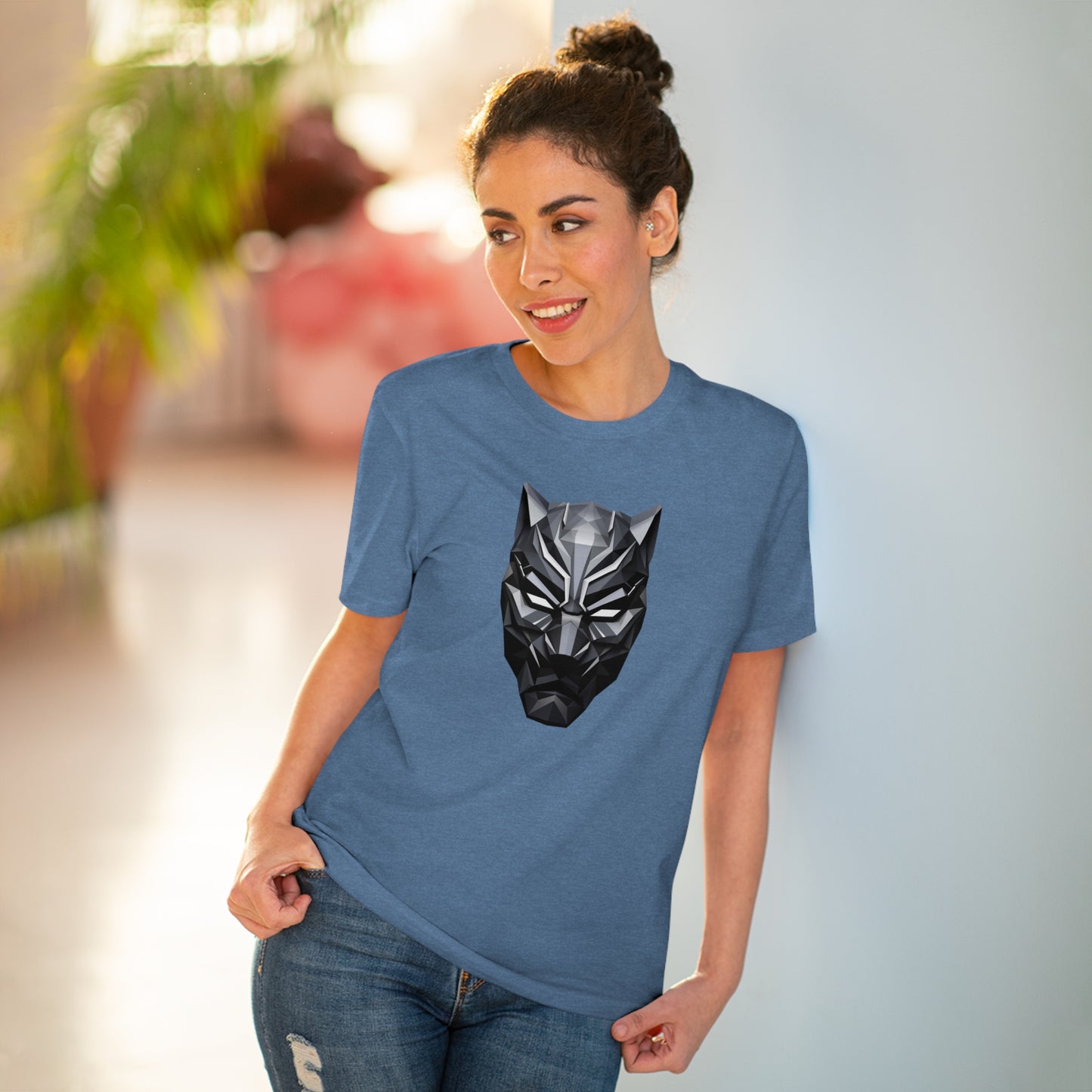 Black Panther Polygonal T-Shirt - Embrace Wakandan Vibes