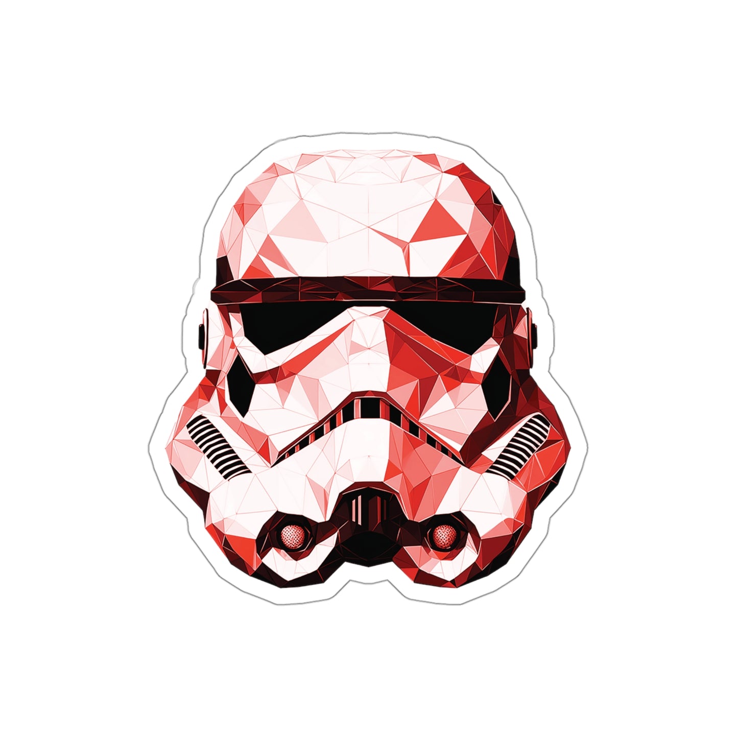 Red Stormtrooper Sticker - Unleash Vibrant Galactic Power - Star Wars