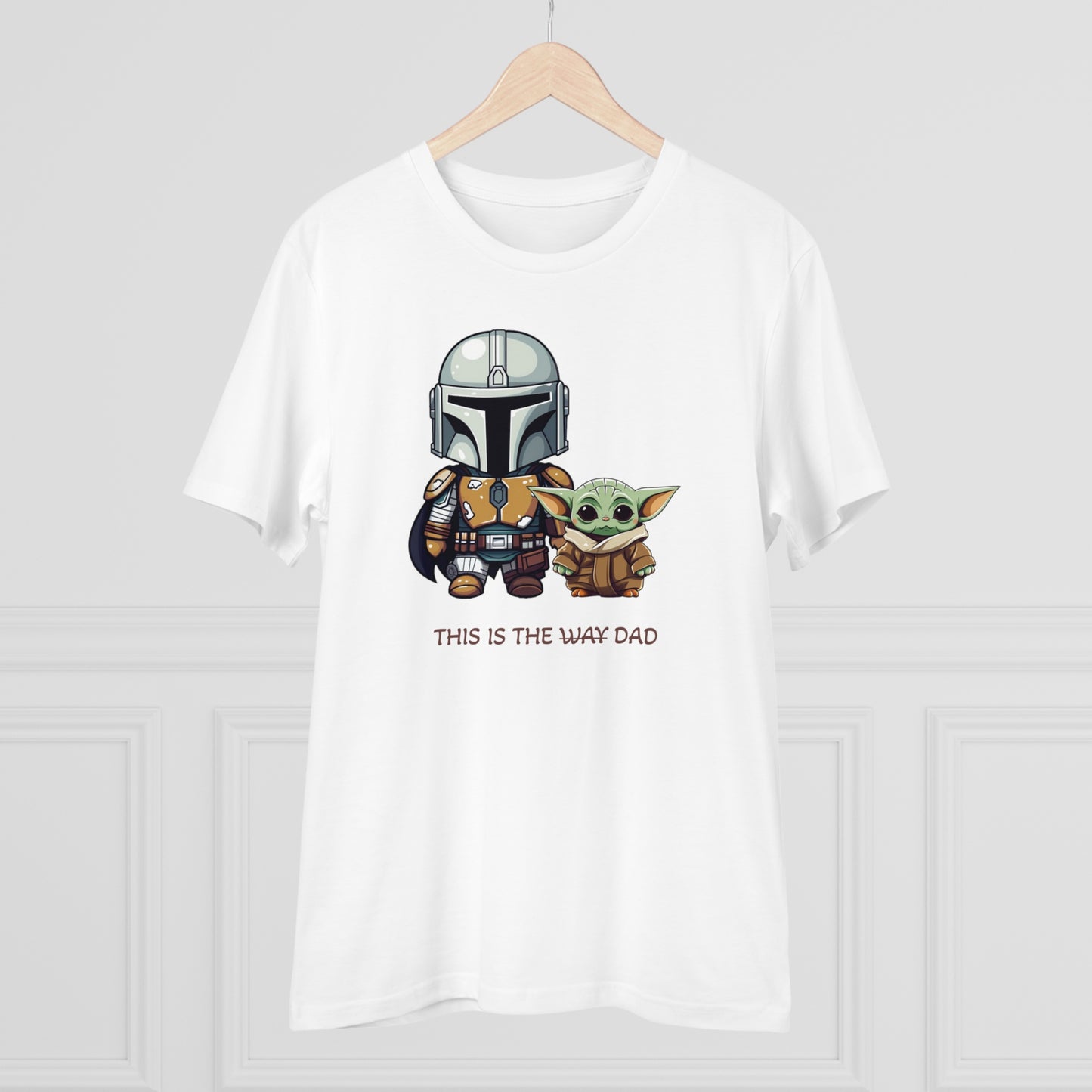 Mandalorian and Baby Yoda T-Shirt - This is the Dad - Celebrate Father's Day in Style and Sustainability - Star Wars