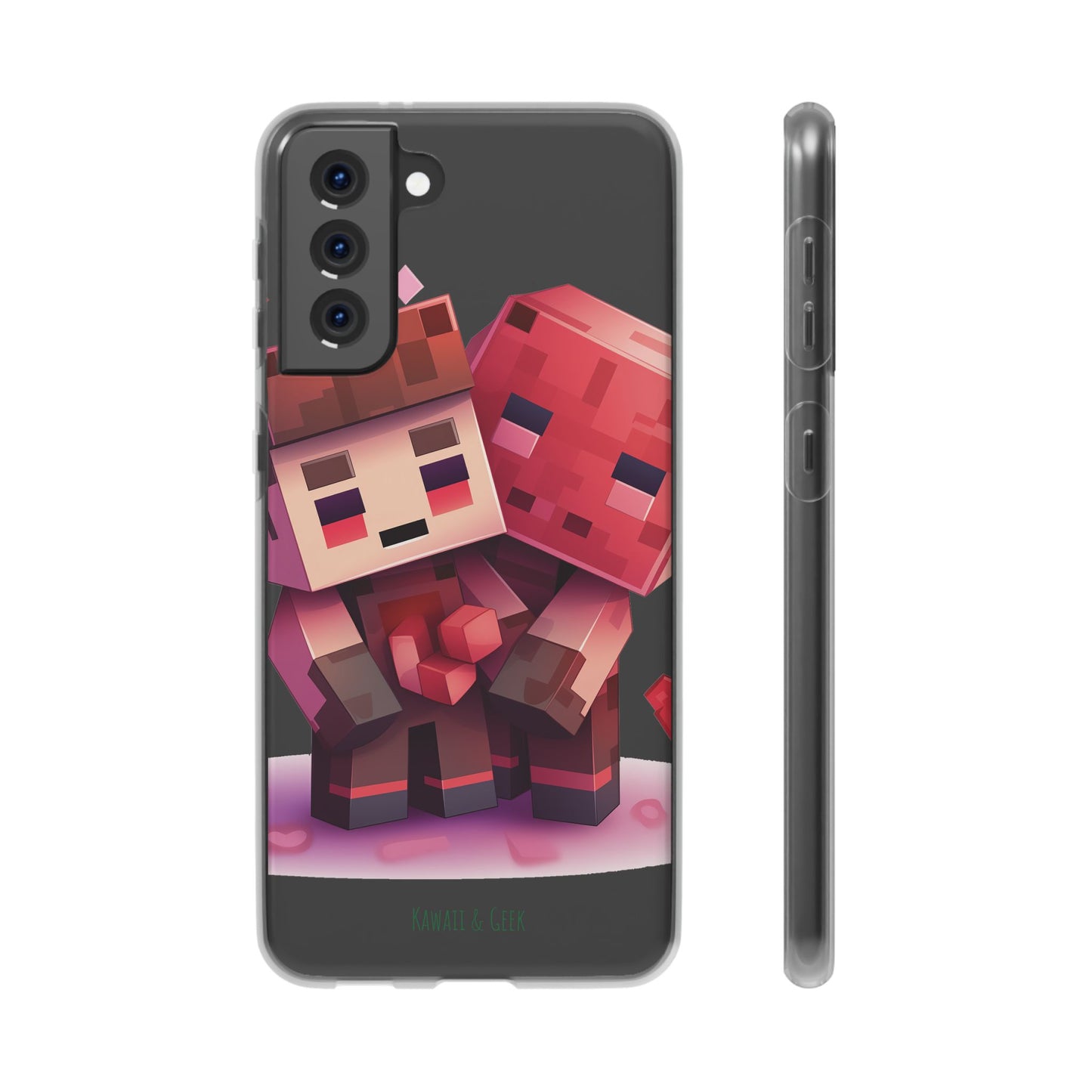 Phone Case - Lovers Minecraft Inspired Design