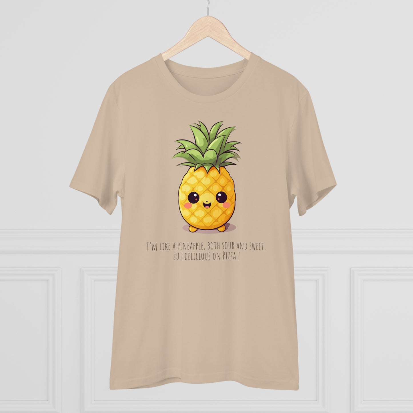 Eco-Friendly Pineapple T-Shirt with a Sweet & Sassy Slogan