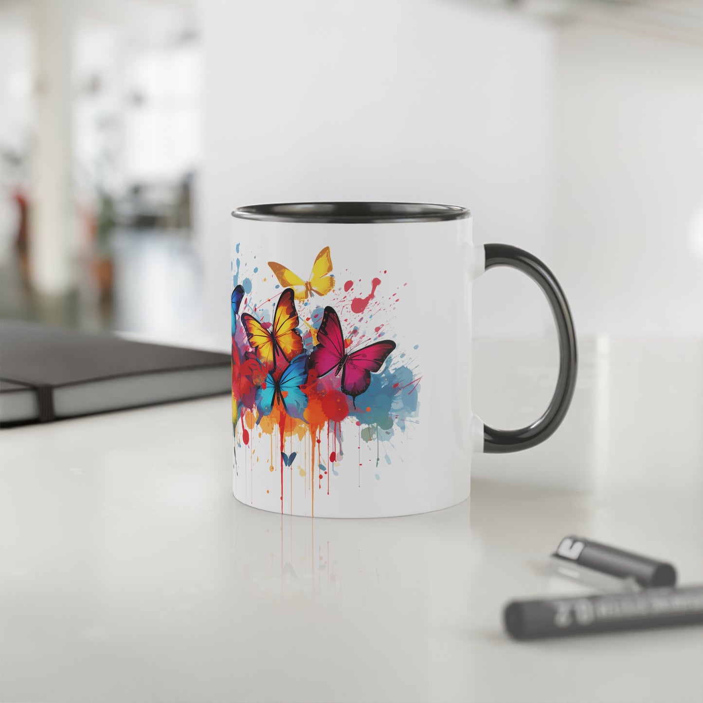 Elegant Butterflies Mug - Embrace the Beauty of Nature with Every Sip - EU