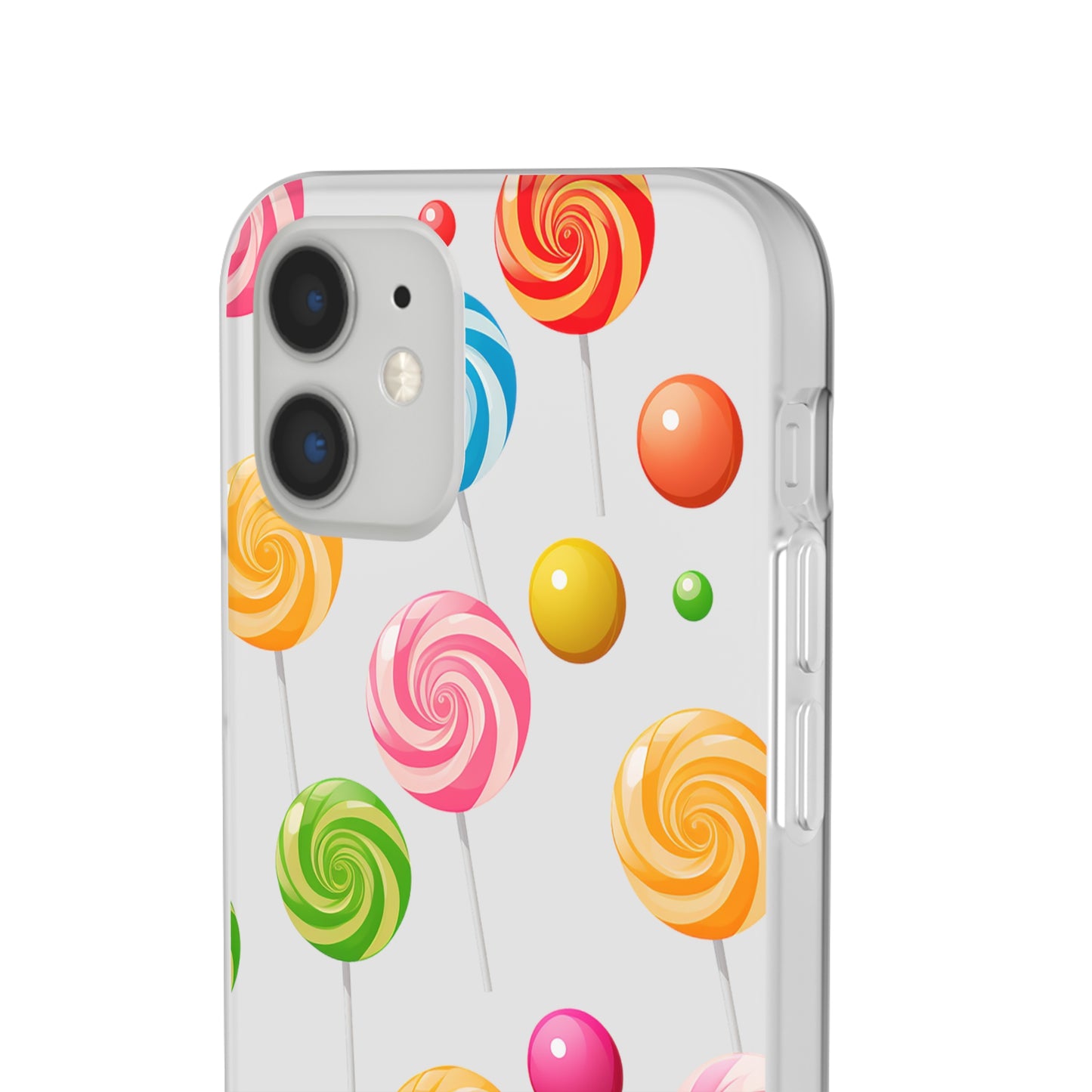 Vibrant Lollypop Array - Flexi Transparent Phone Case