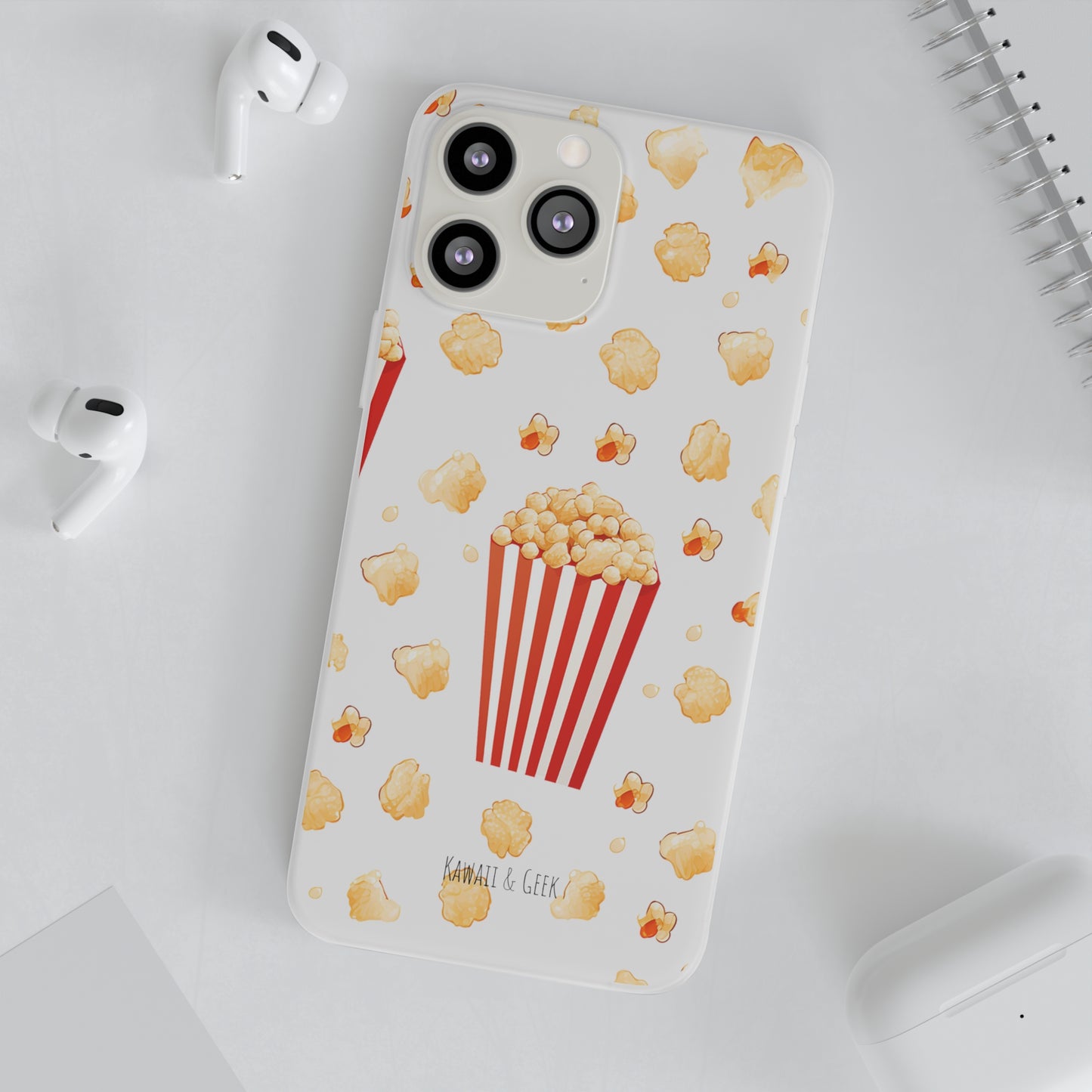 Popcorn Transparent Flexi Phone Case