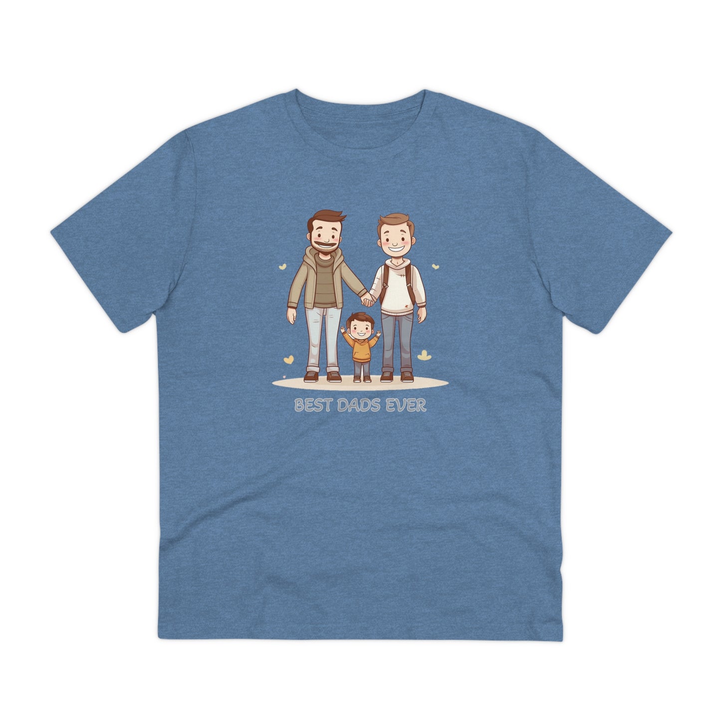 Best Dads Ever LGBT Father's Day T-Shirt - Celebrate Love, Family, and Sustainability