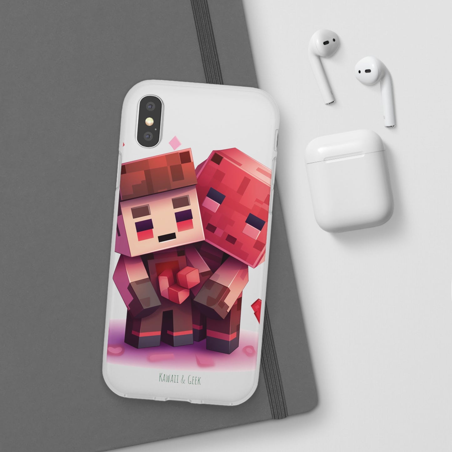 Phone Case - Lovers Minecraft Inspired Design
