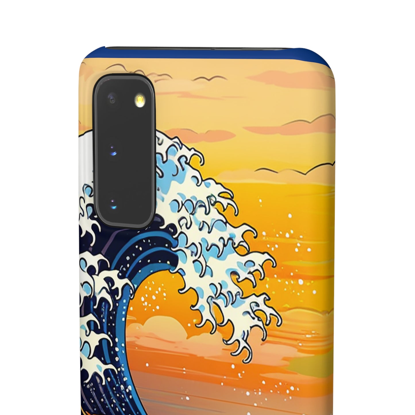 Sunset Big Wave Phone Case - Embrace the Majestic Hokusai Style in Your Hands