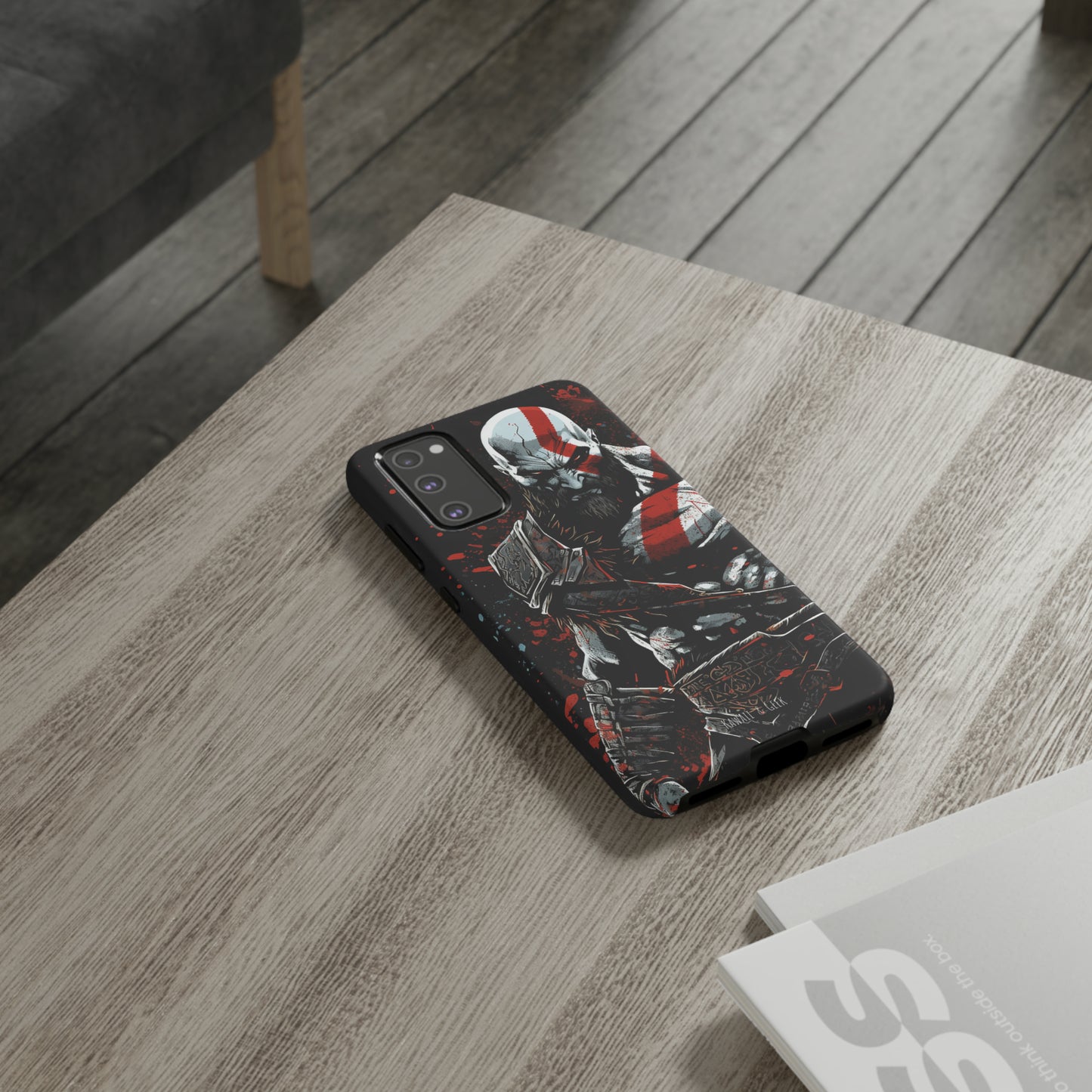 Kratos Tough Phone Case - Unleash the Power of the God of War in Style