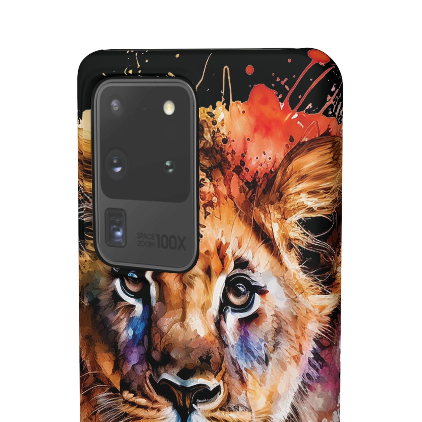 Watercolor Lion Cub Premium Phone Case