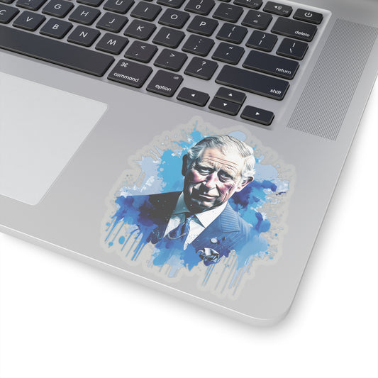 King Charles III Watercolor Legacy Sticker