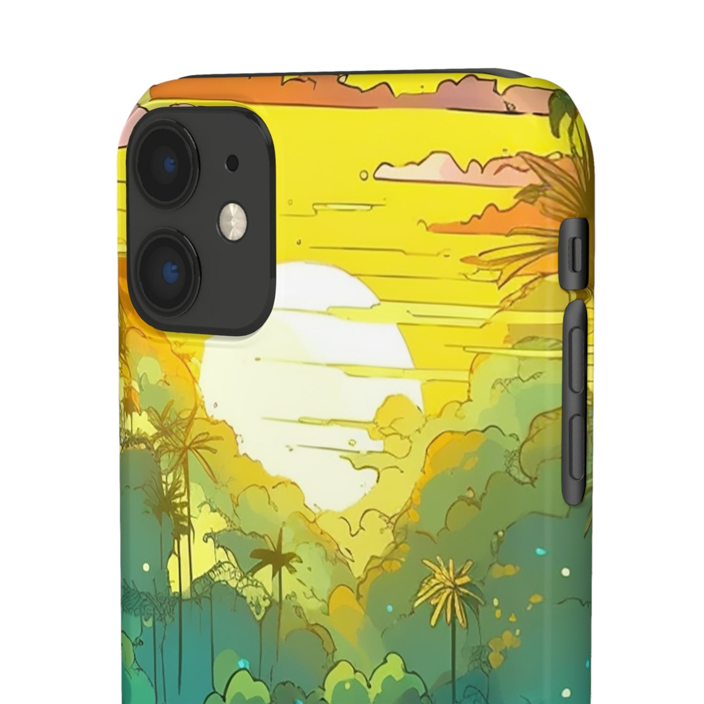 Rainforest at Sunset Phone Case - Capture the Serenity of Nature on Your Device