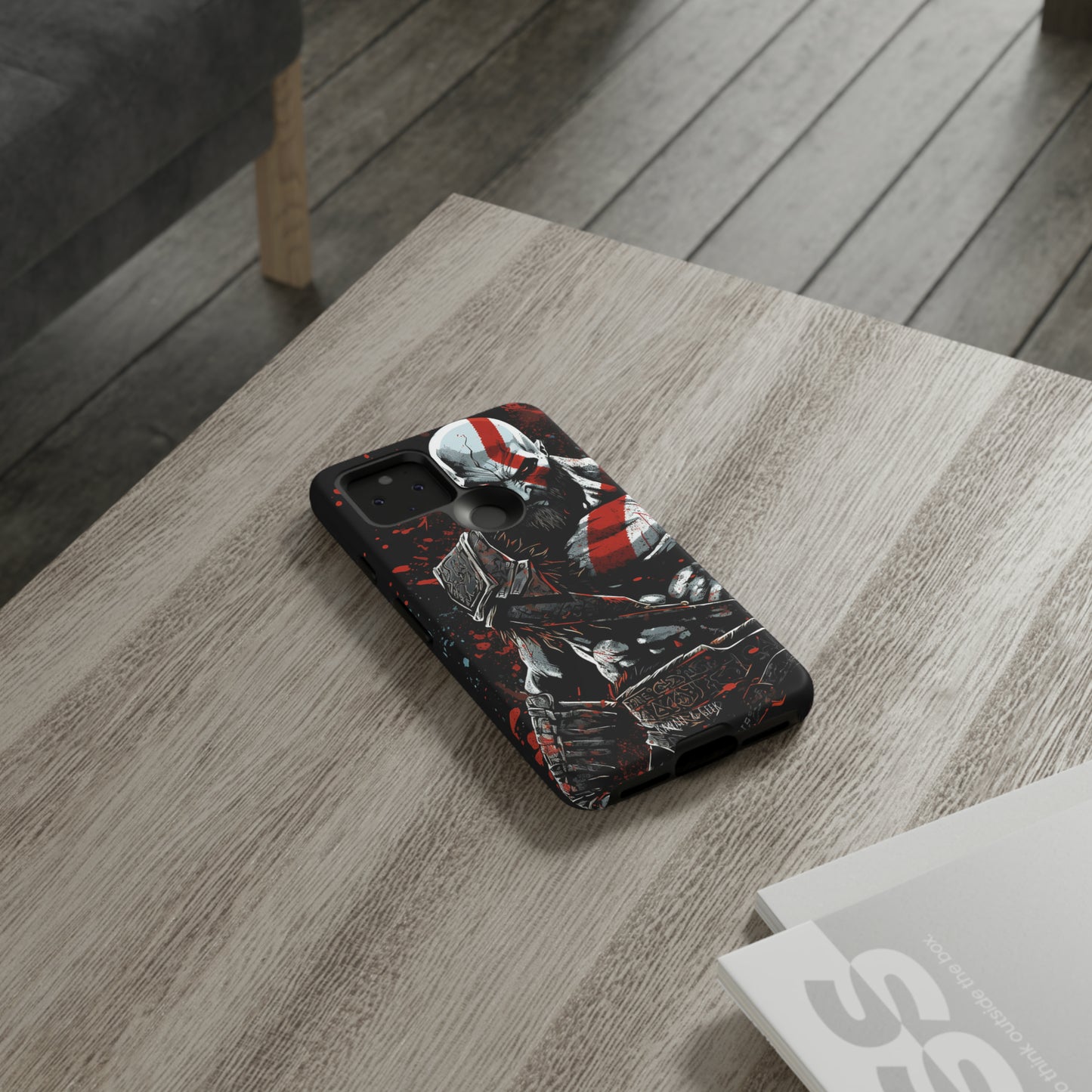 Kratos Tough Phone Case - Unleash the Power of the God of War in Style