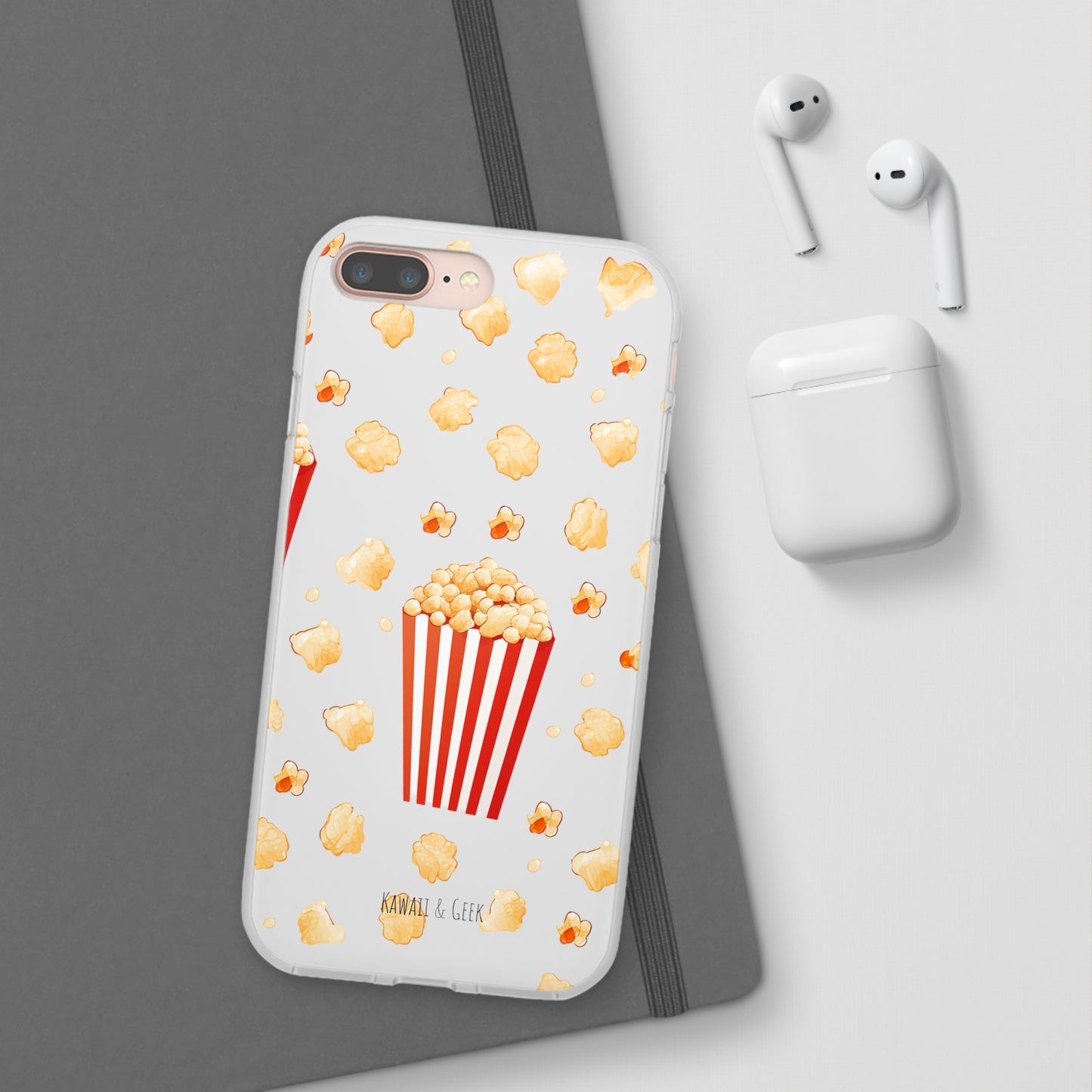 Popcorn Transparent Flexi Phone Case