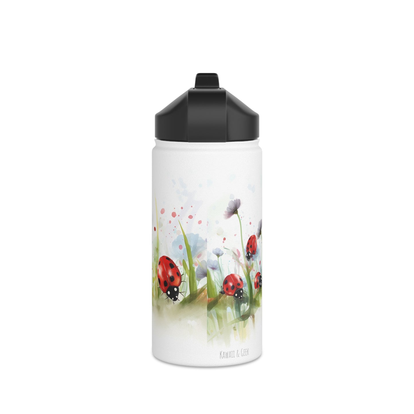 Ladybugs Garden Party: Stainless Steel Bottle