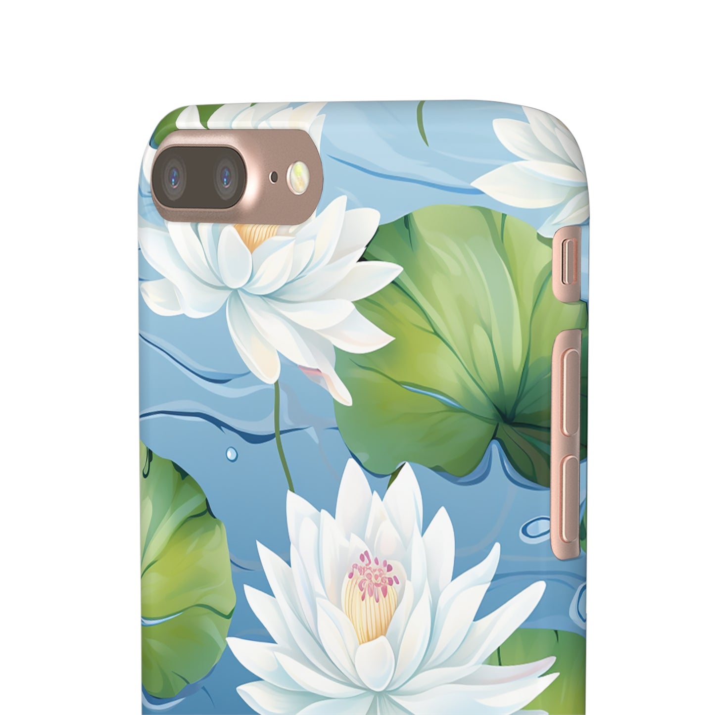 Elegant Water Lilies: Premium Phone Case