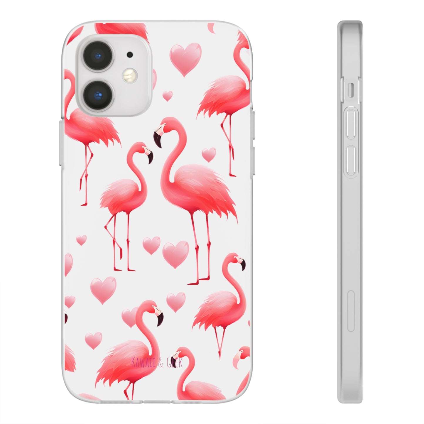 Pink Flamingo Elegance Flexi Phone case