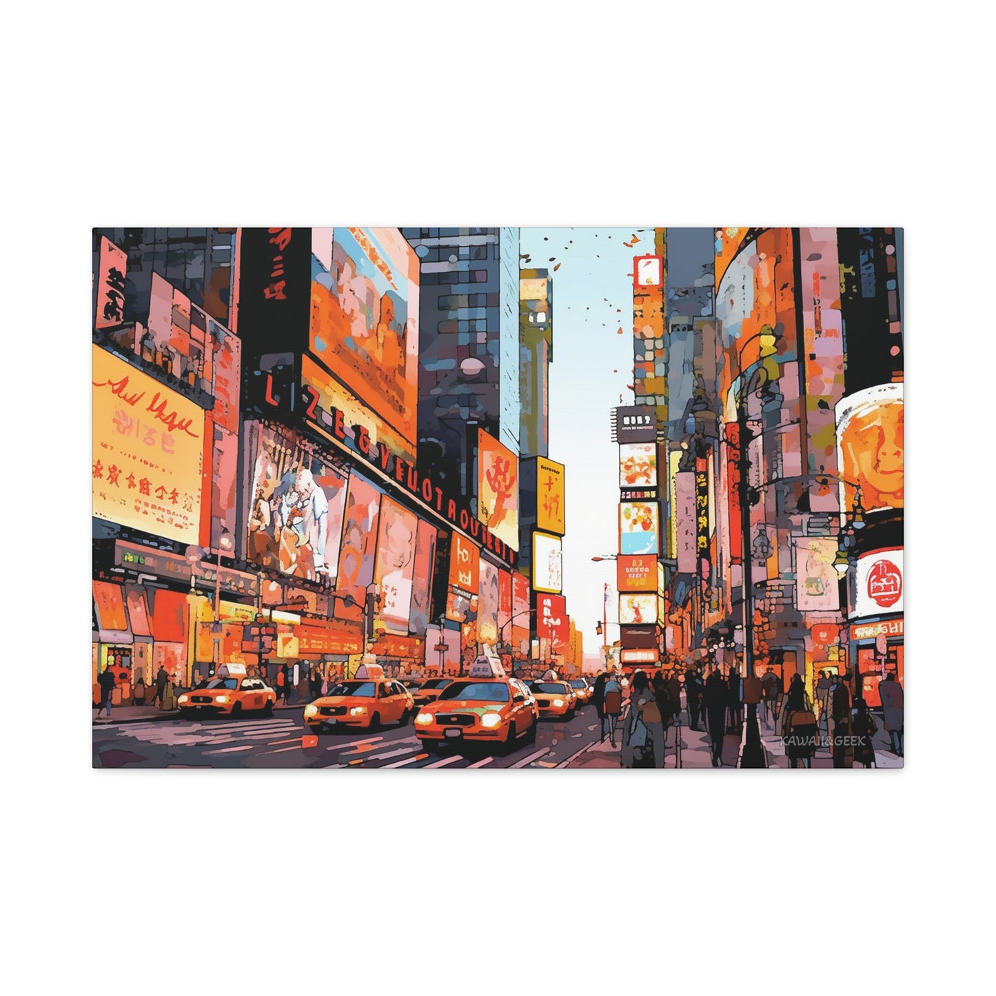 New York City Streets Canvas - Immerse Yourself in the Vibrant Urban Energy