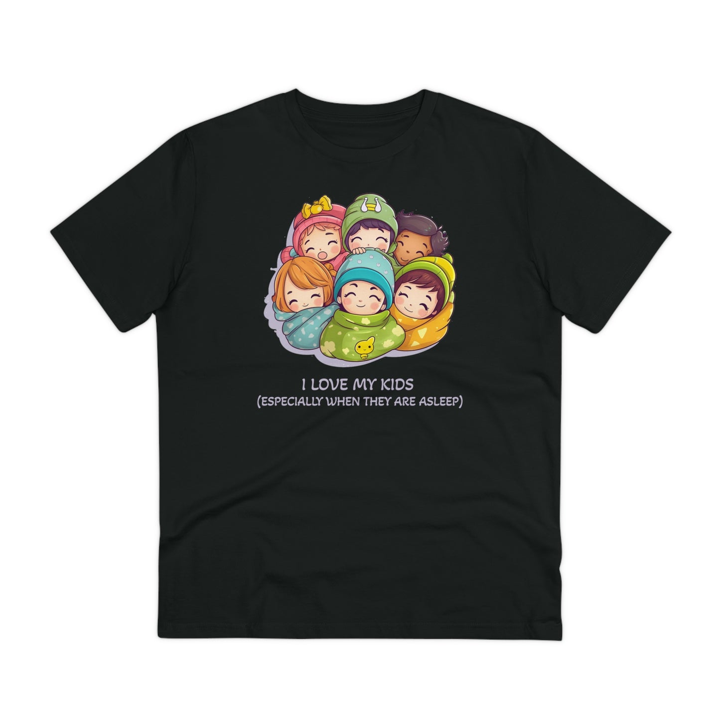 I Love My Kids, Especially When They Are Asleep - Unisex Eco-Friendly T-Shirt - Father's and Mother's Day special