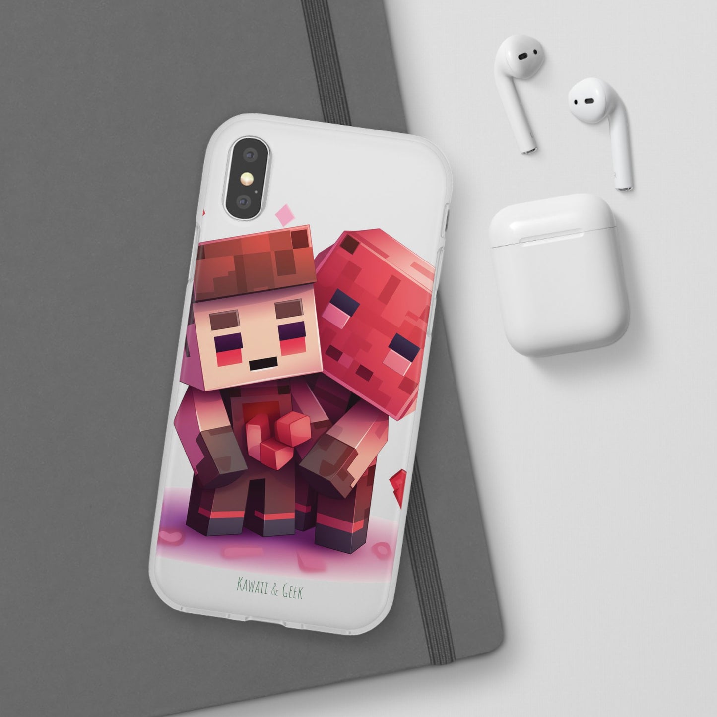 Phone Case - Lovers Minecraft Inspired Design