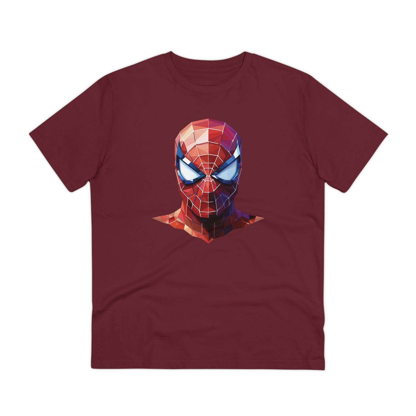 Spider-Man Polygonal Geometric T-Shirt - Swing into Stylish Adventure