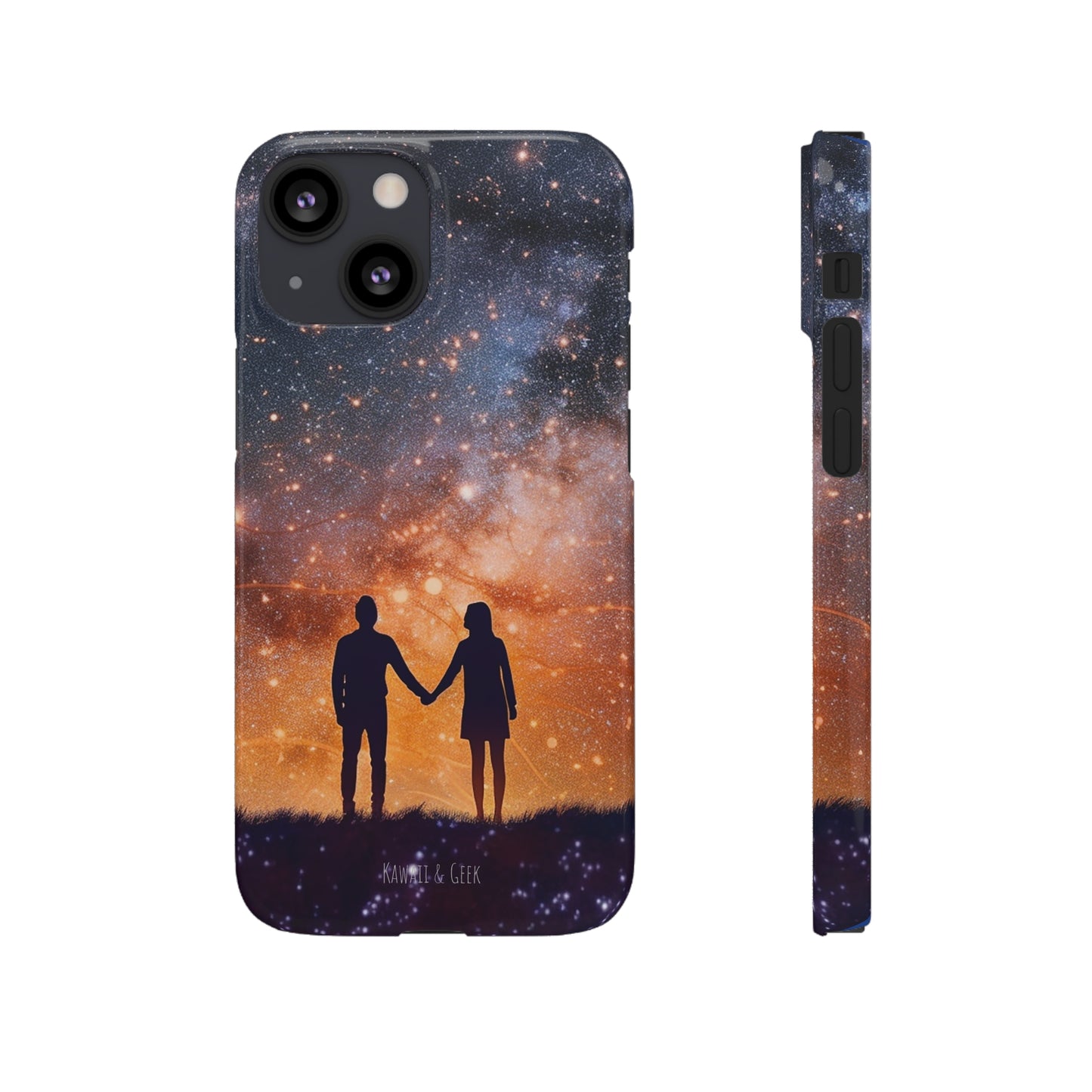 Starry Night Lovers Phone Case - Embrace the Beauty of the Night Sky