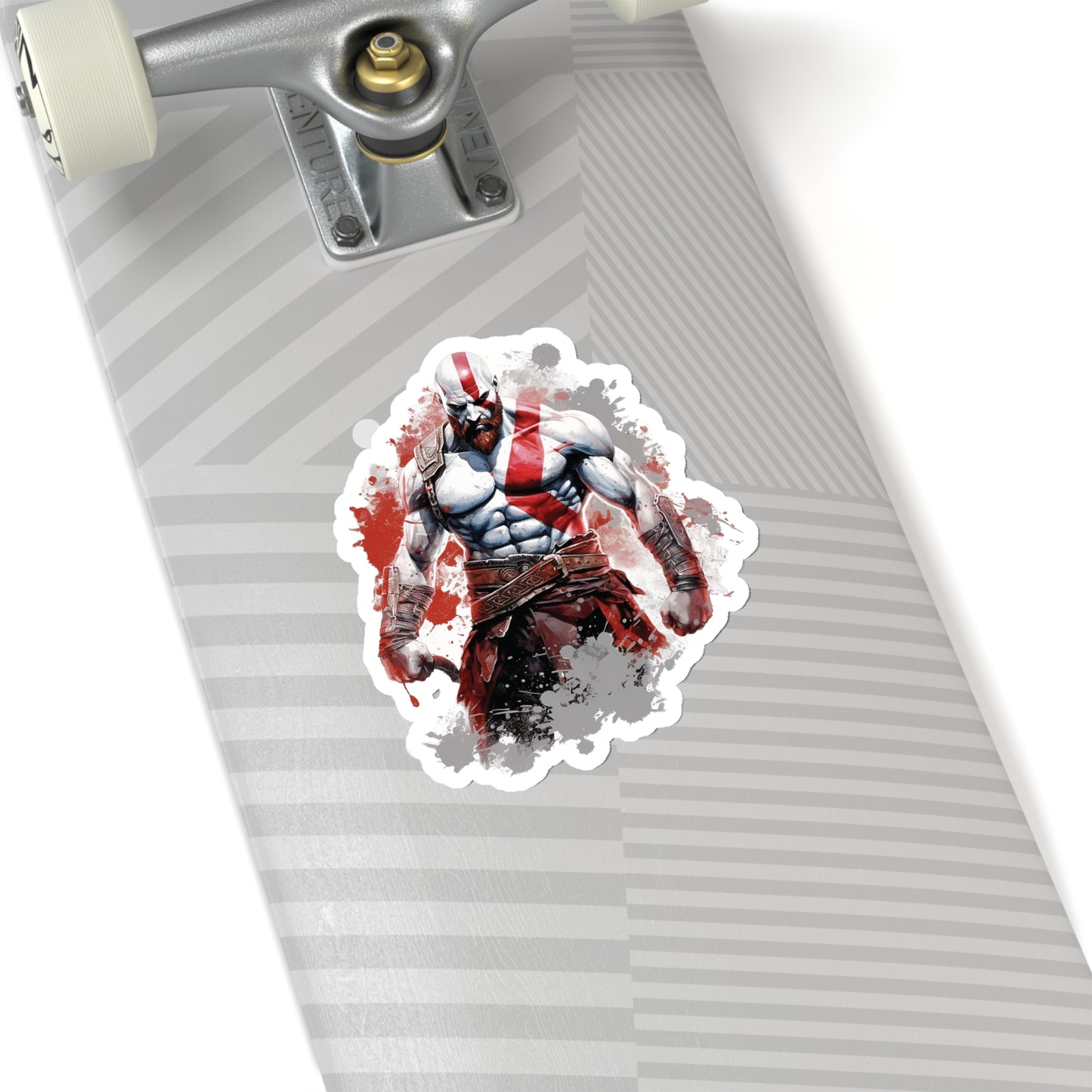 Kratos Sticker - Add a Touch of Artistic Power to Your Accessories - God of War