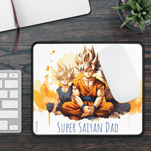 San Goku Mouse Pad: Super Saiyan Dad - Dragon Ball